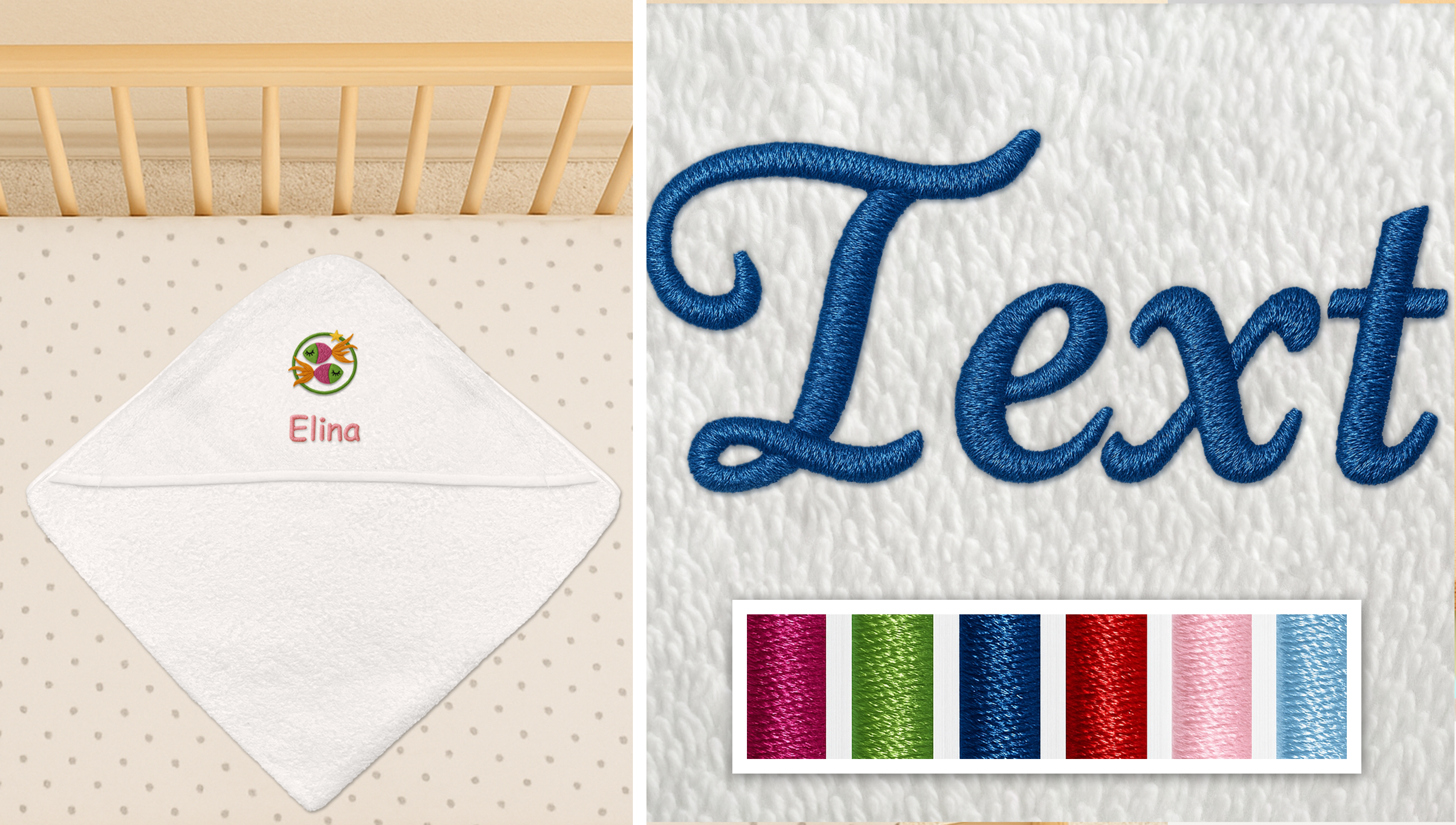Personalisierte Babykleidung für Mädchen und Jungen