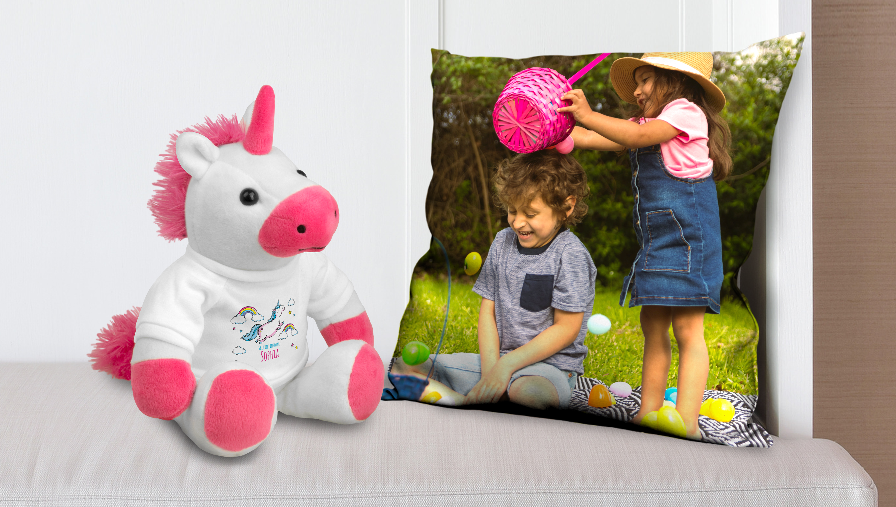Personalisierte Ostergeschenke mit Foto und Text gestalten