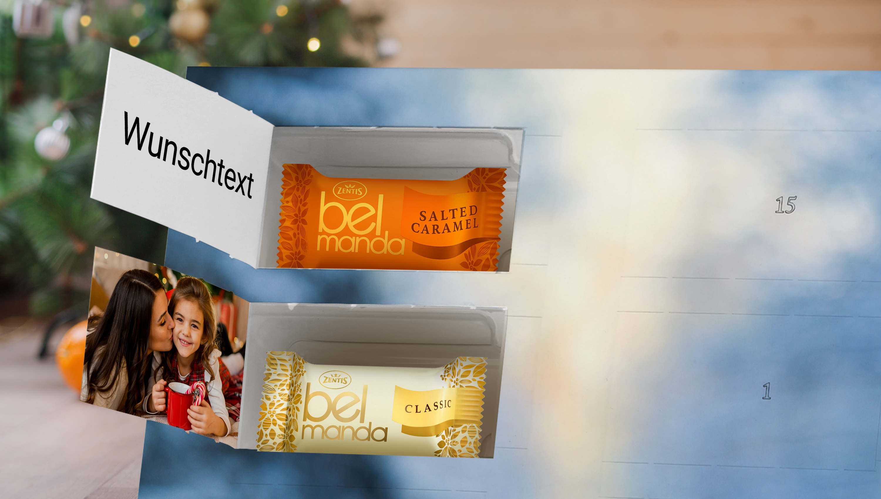 Foto Marzipankalender mit Bild selber machen
