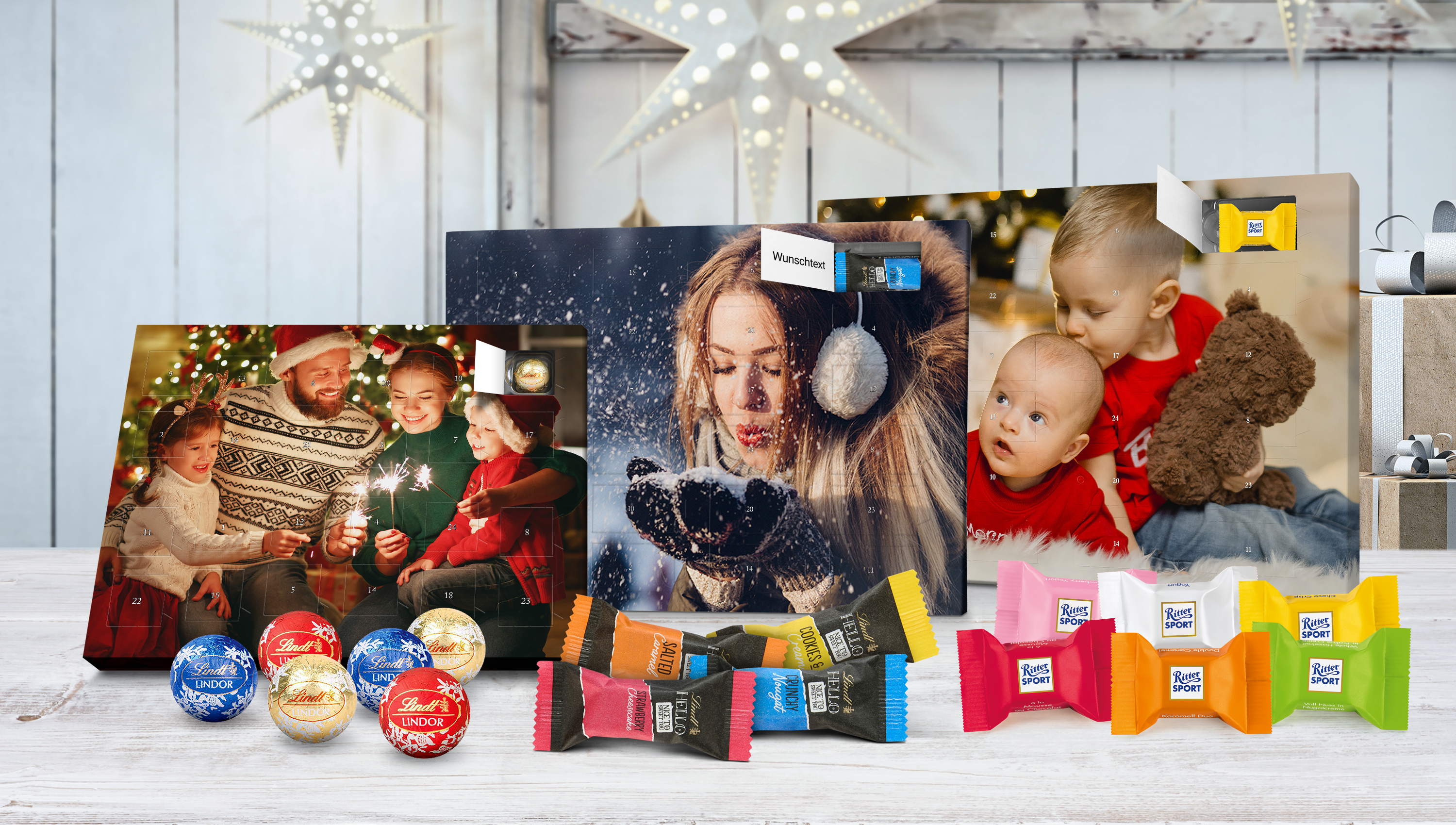 Personalisierte Foto-Adventskalender selbst gestalten