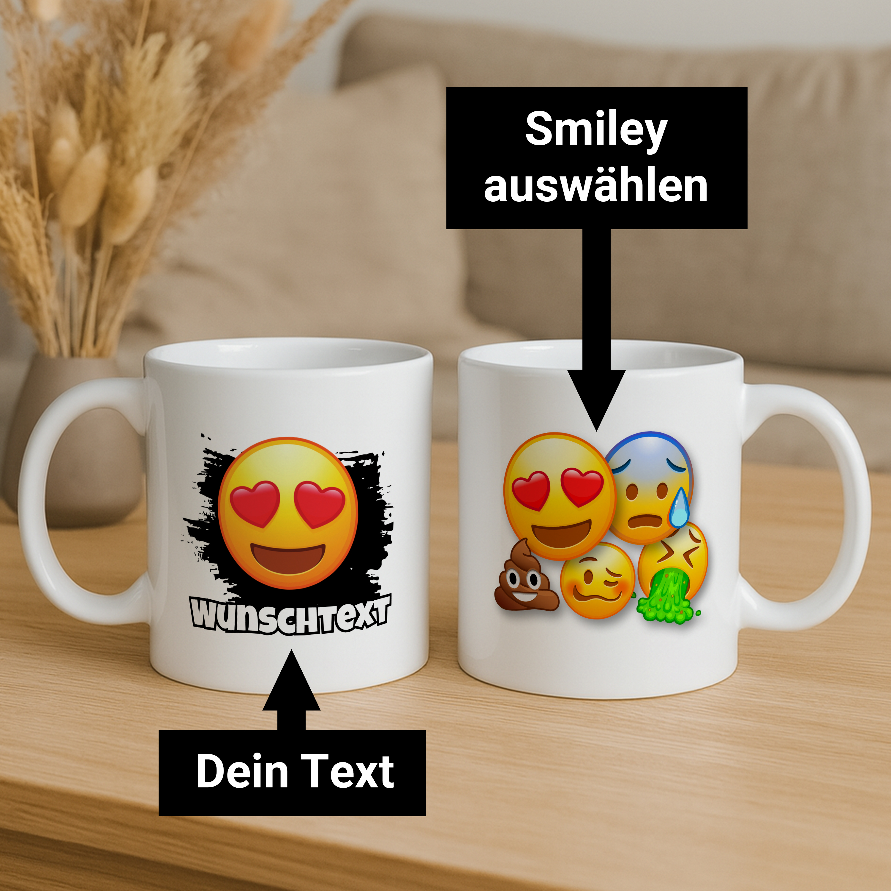 Smiley-Tasse