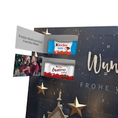 Namens-Adventskalender mit Kinder Schokolade