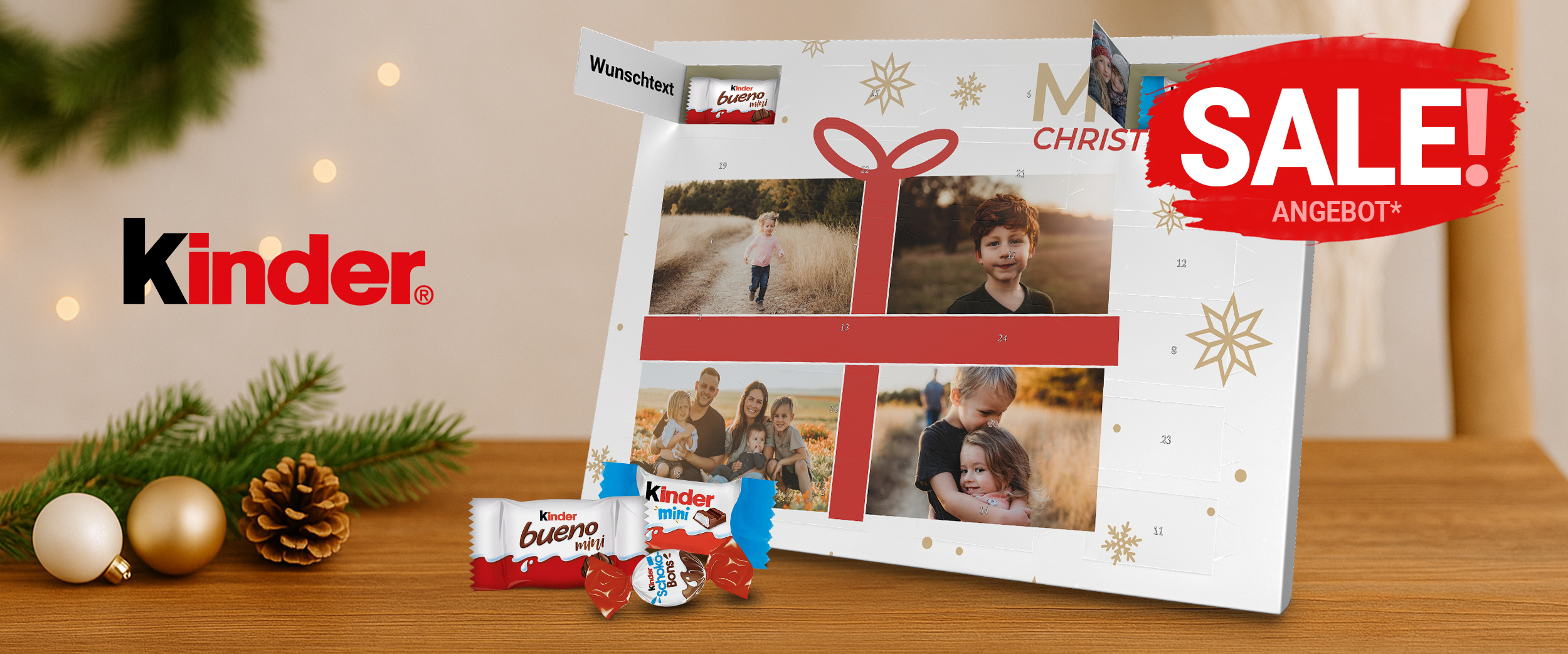 Mit kinder® Schokolade