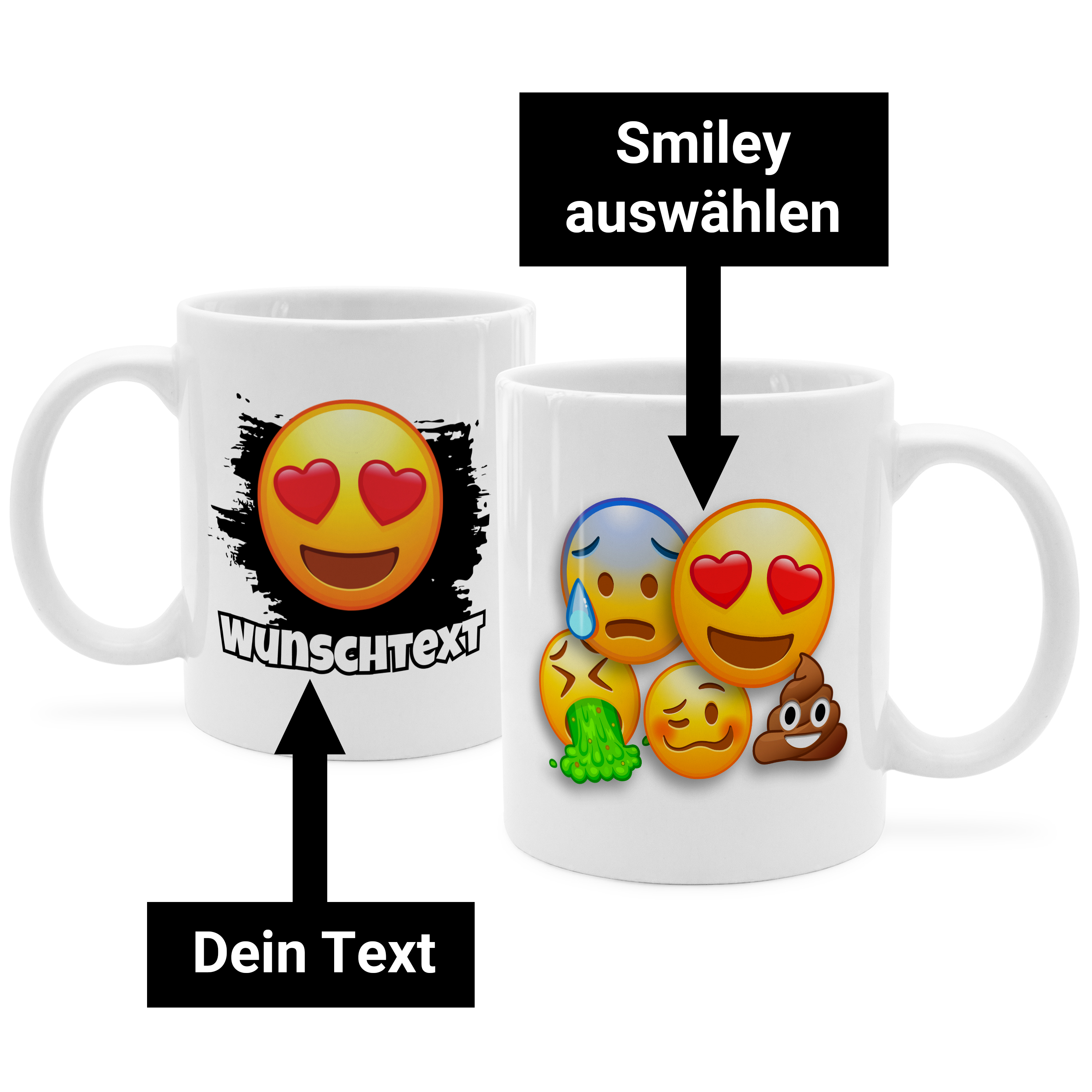 Smiley-Tasse