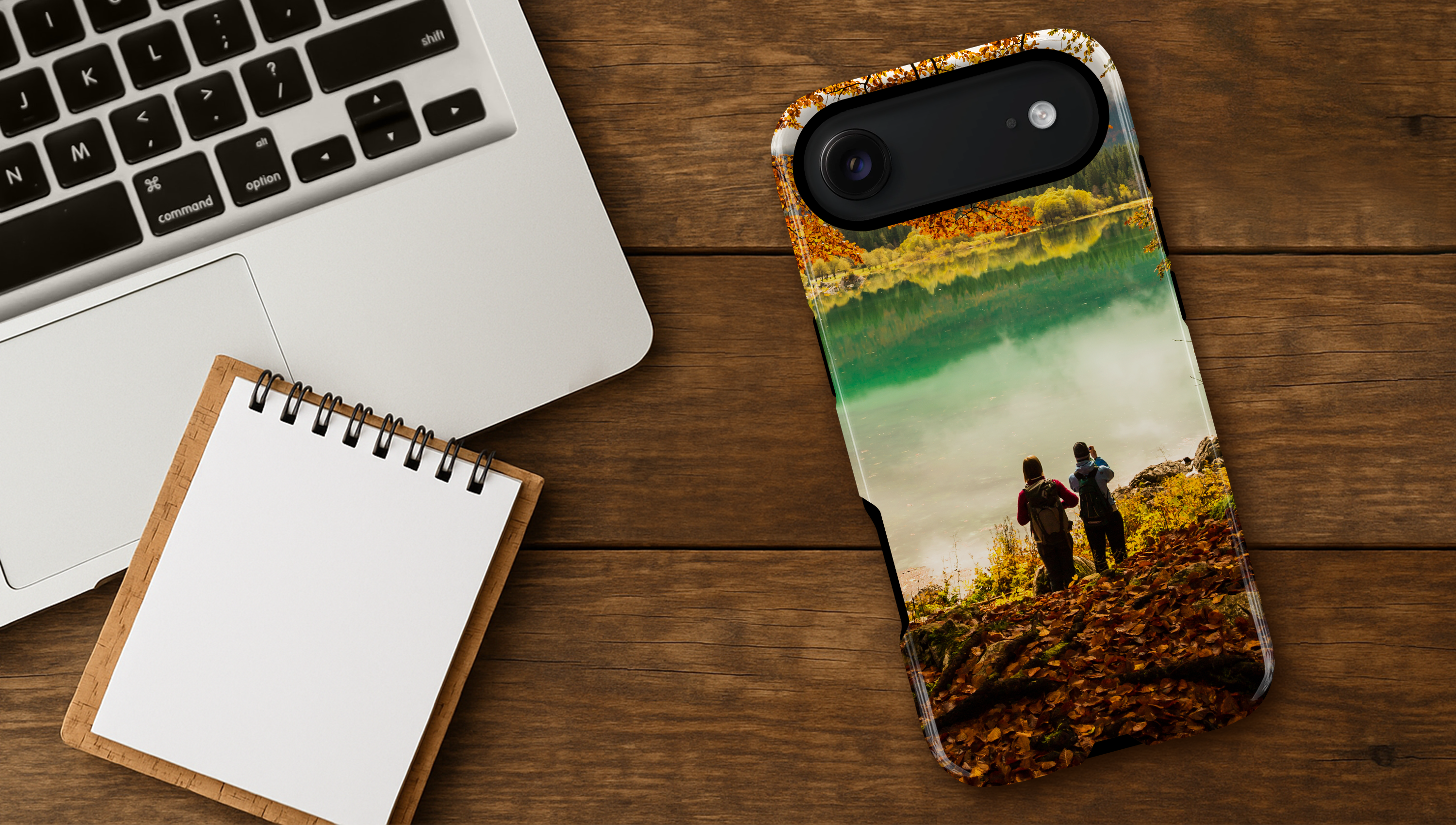 iPhone Air Schutzhülle mit Fotos, Namen oder Texten