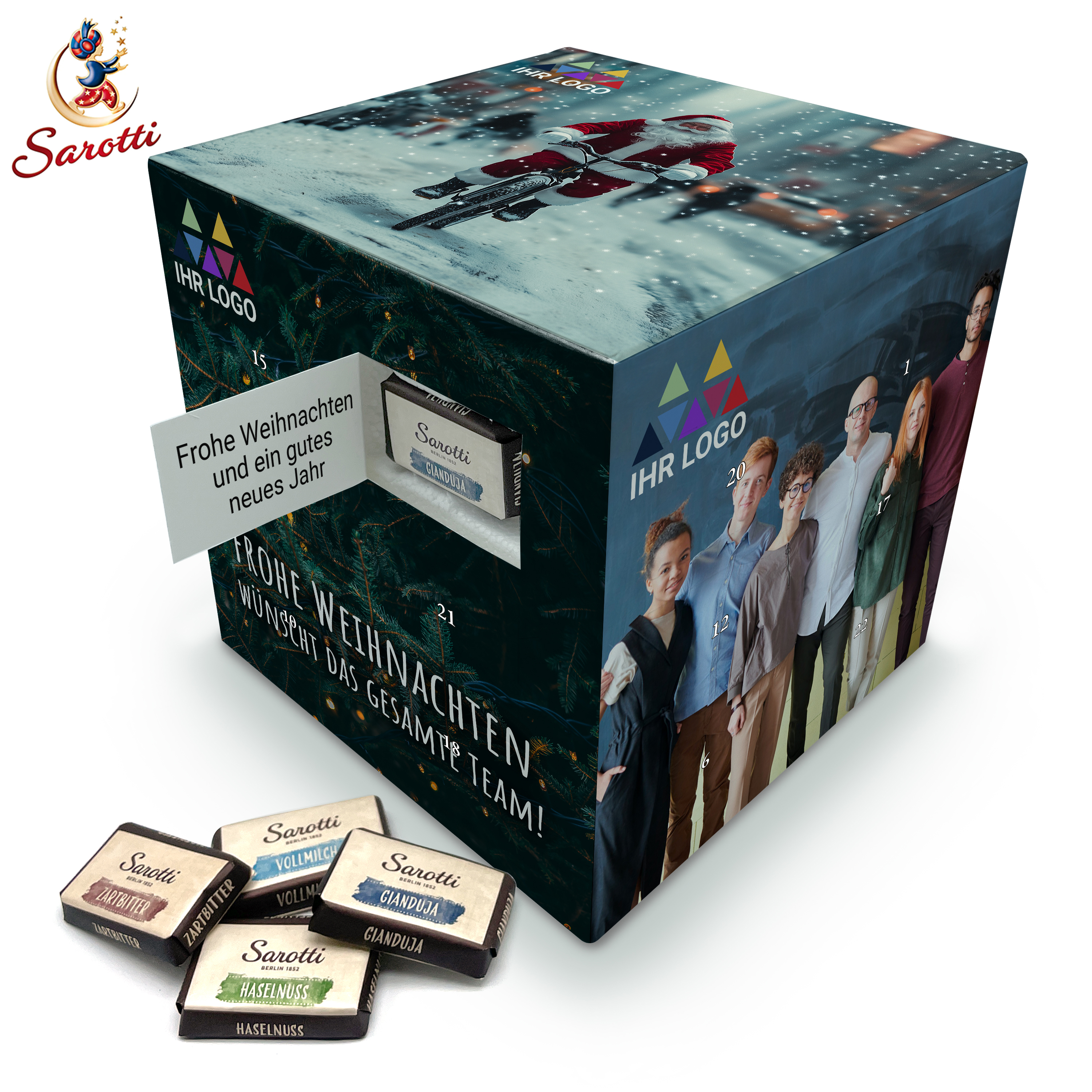 Würfel Adventskalender