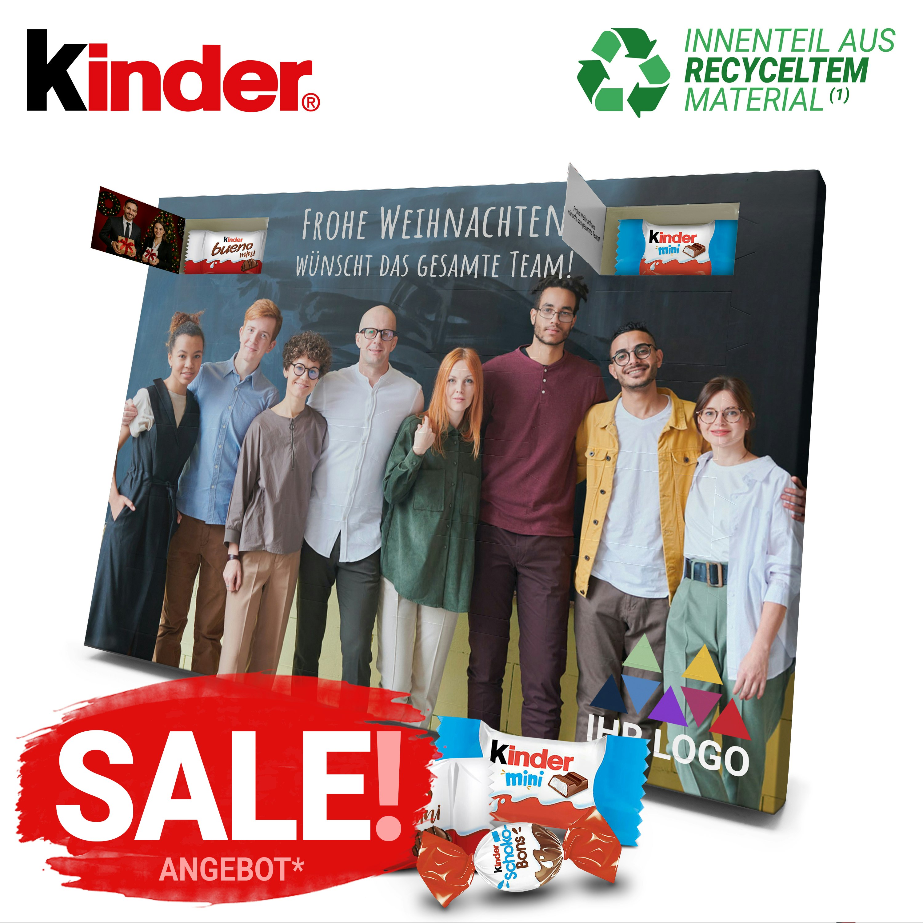 kinder® Schokolade Adventskalender