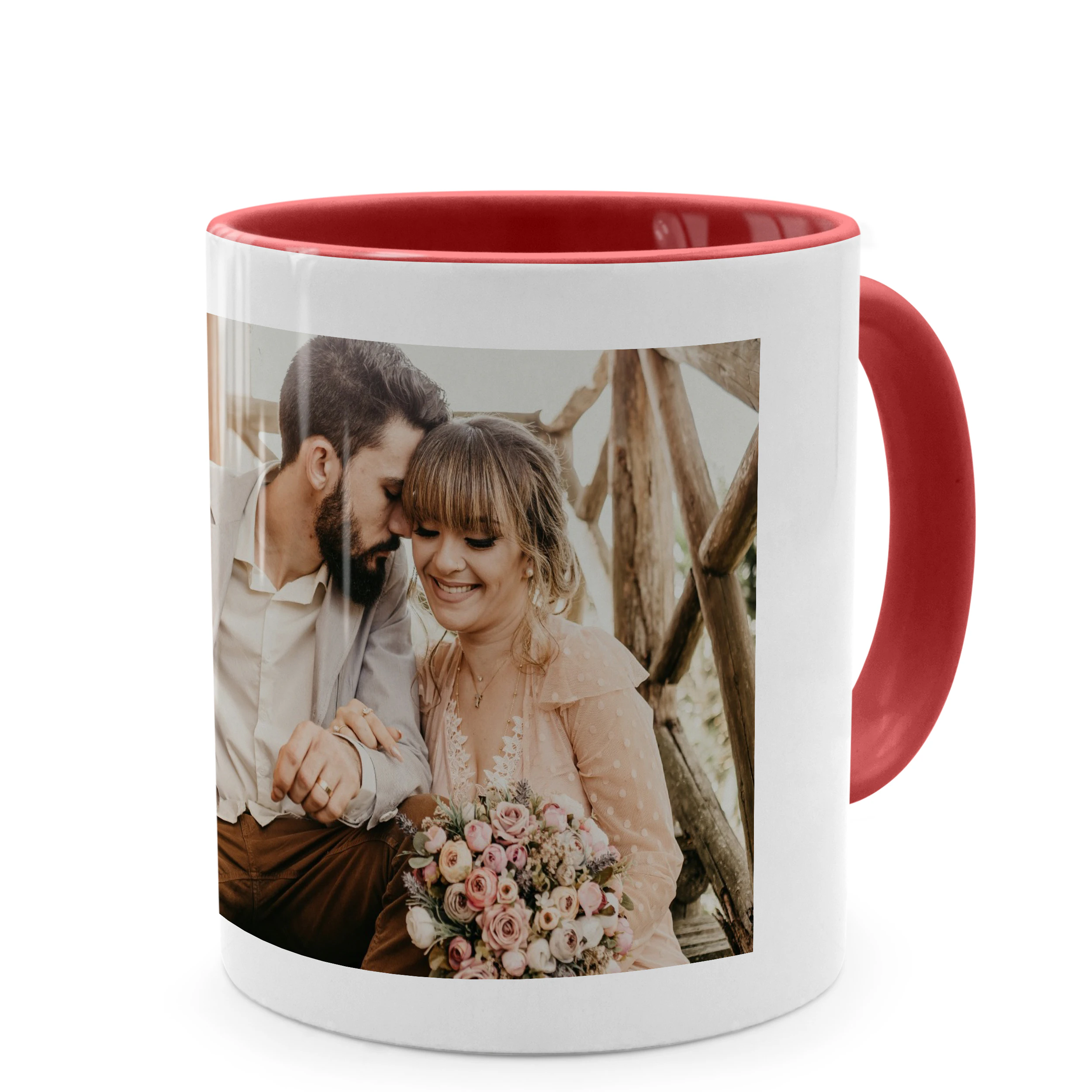 Zweifarbtasse Rot