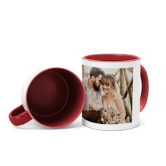 Zweifarbtasse Rot