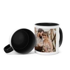 Zweifarbtasse Schwarz