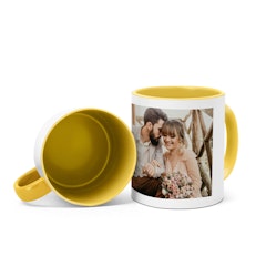 Zweifarbtasse Gelb