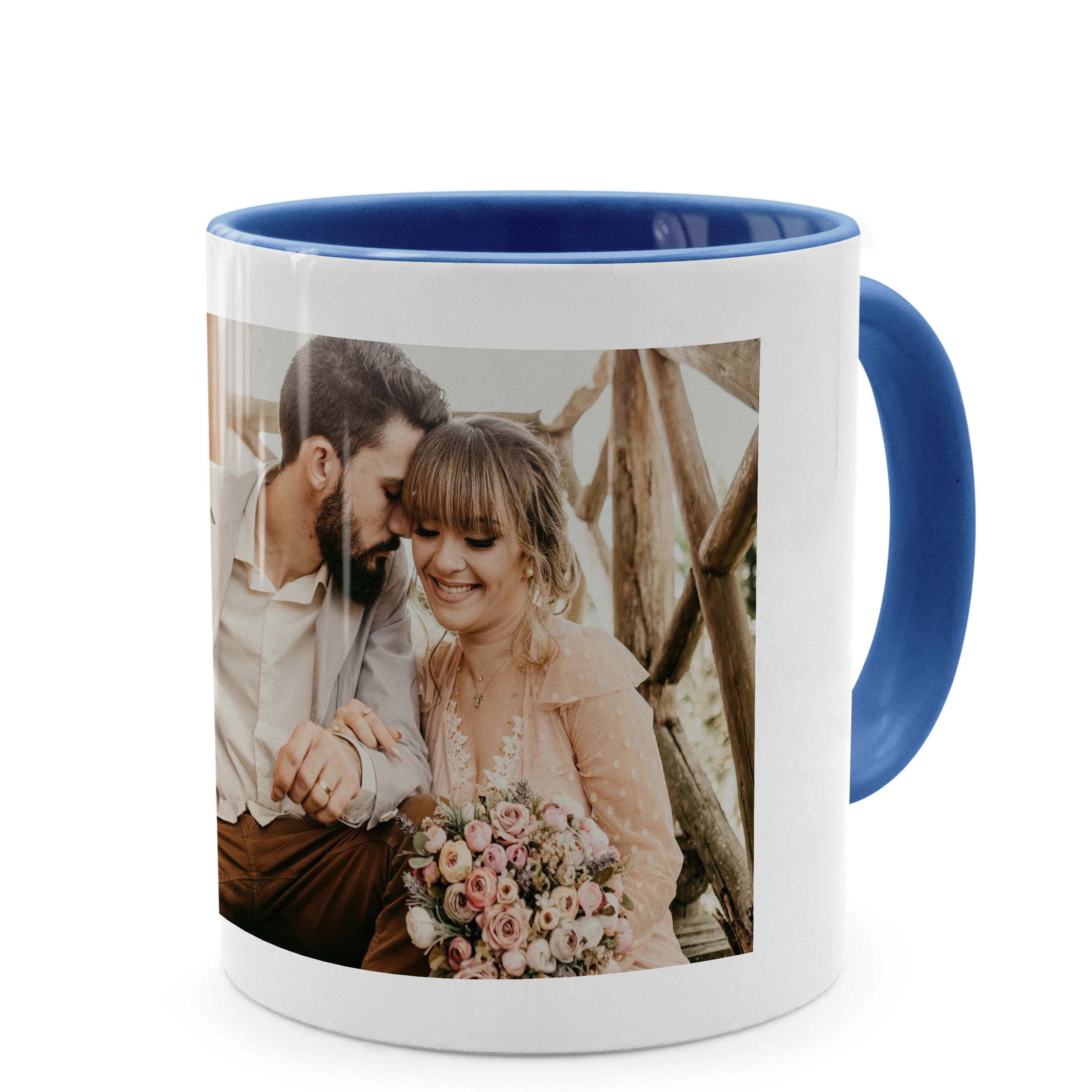 Zweifarbtasse Blau