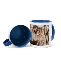 Zweifarbtasse Blau
