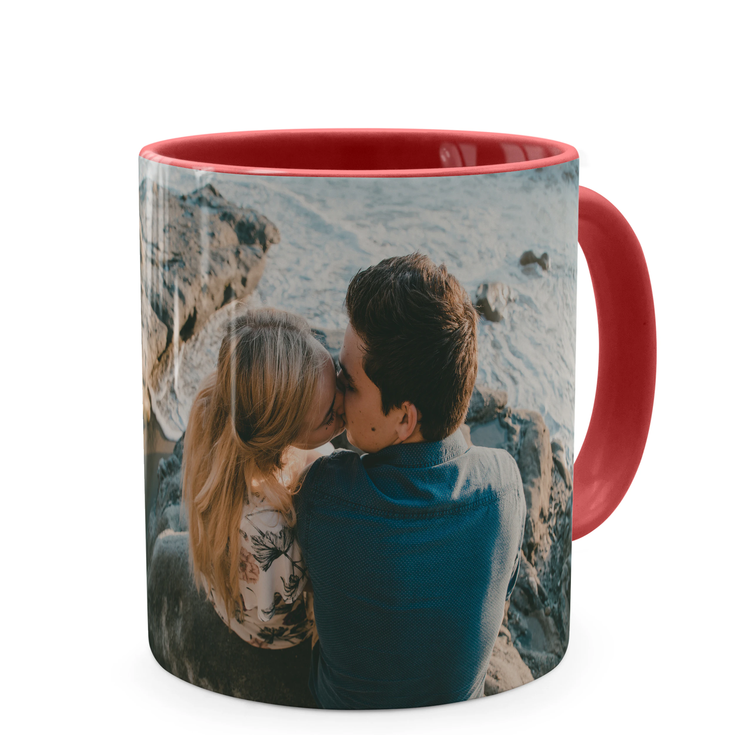 Zweifarbtasse Rot