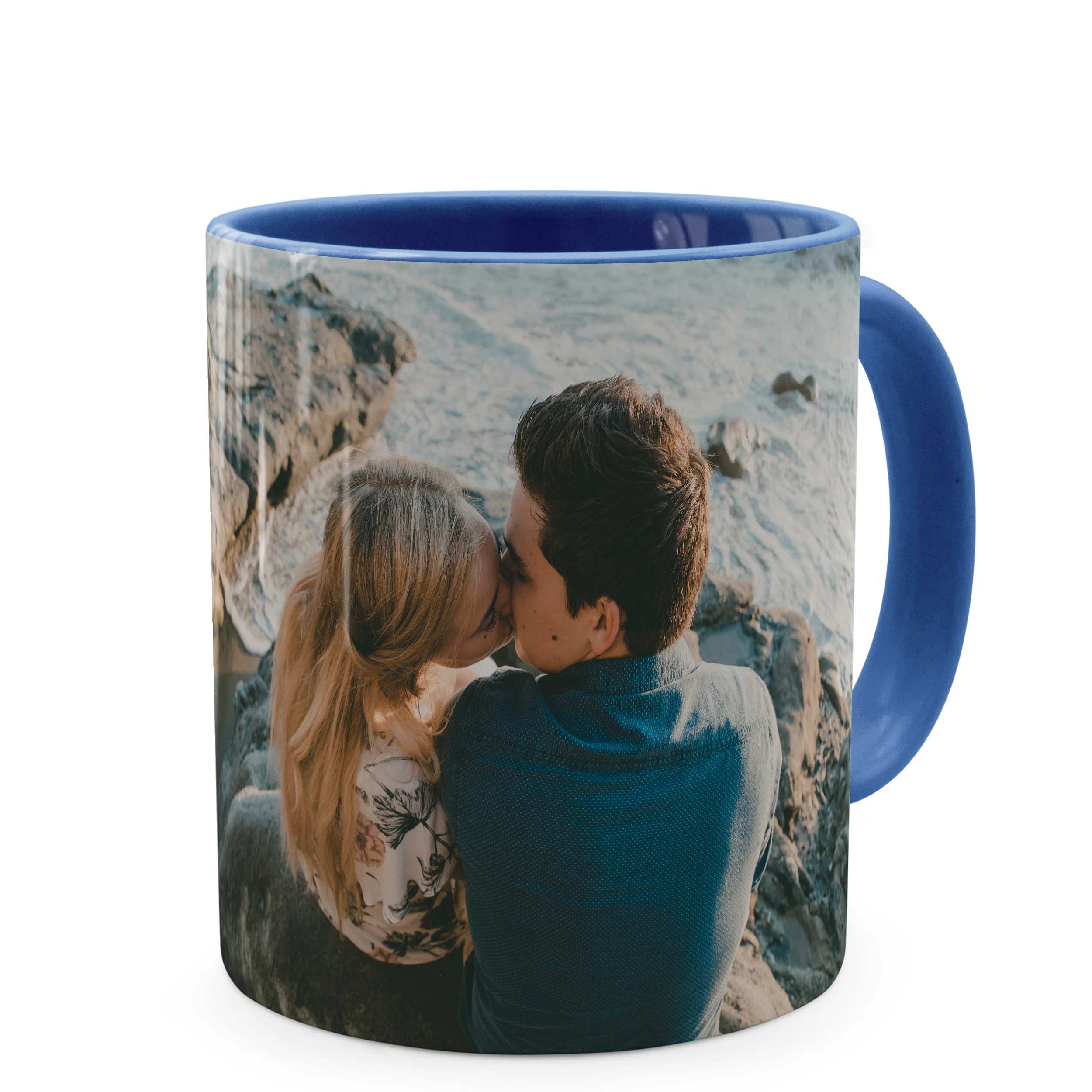 Zweifarbtasse Blau