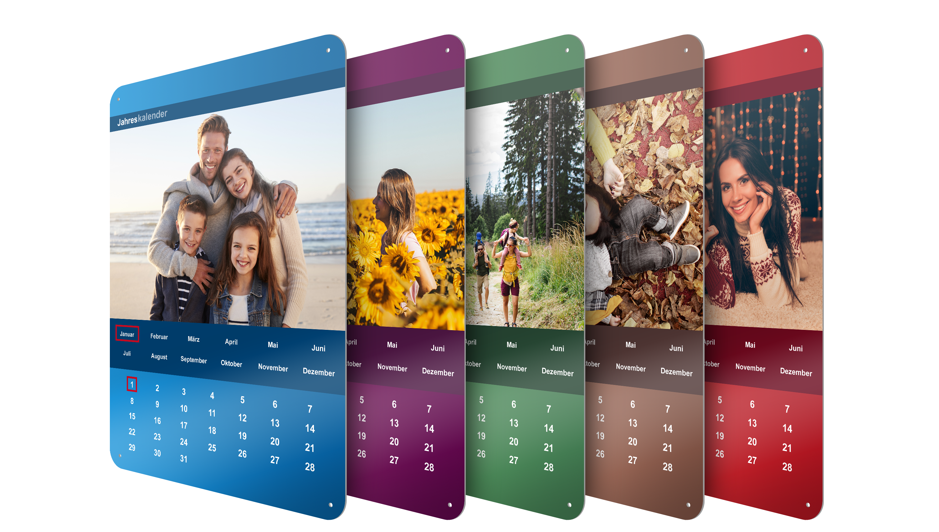 Ewiger Fotokalender - Kalender immerwährend selbst gestalten