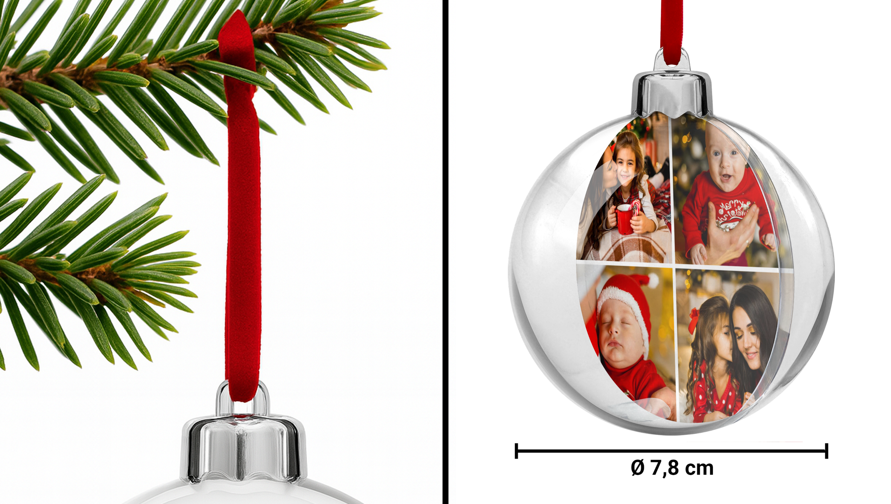 Personalisierte Weihnachtskugeln selbst gestalten