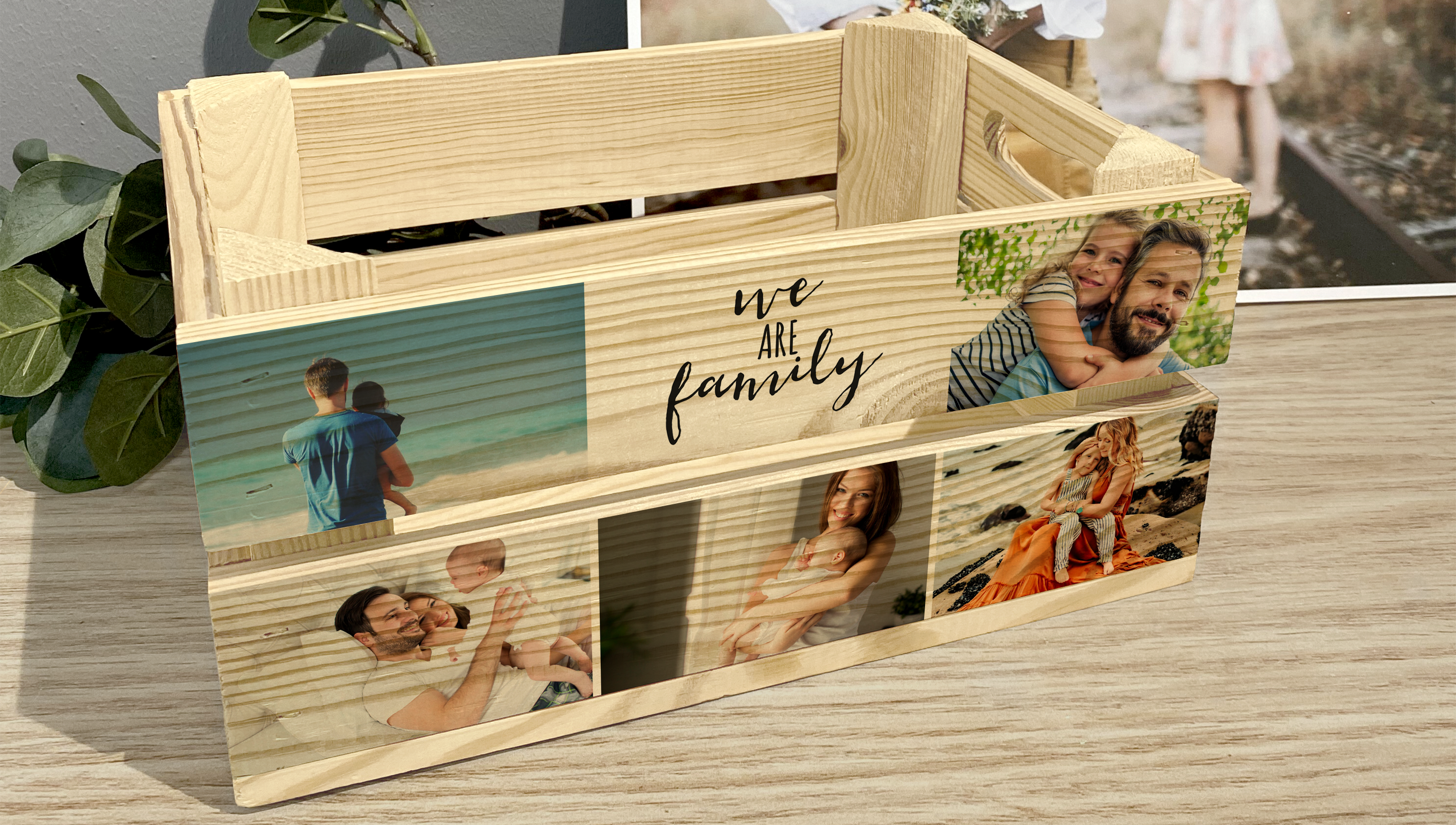Foto-Holzkiste oder Holzkiste mit Namen personalisiert - So funktioniert die Gestaltung