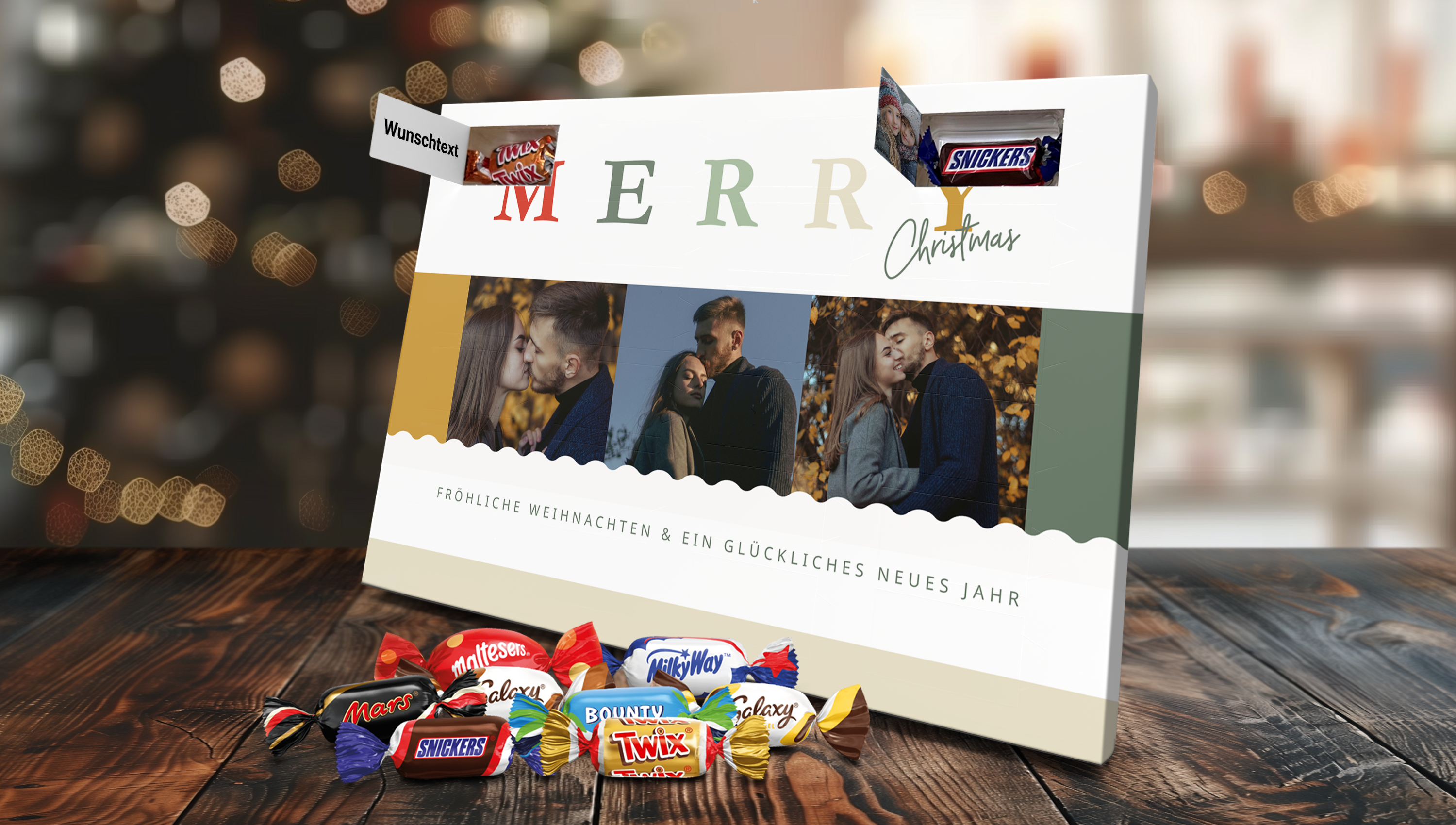 Romantische Paar-Adventskalender selbst gestalten