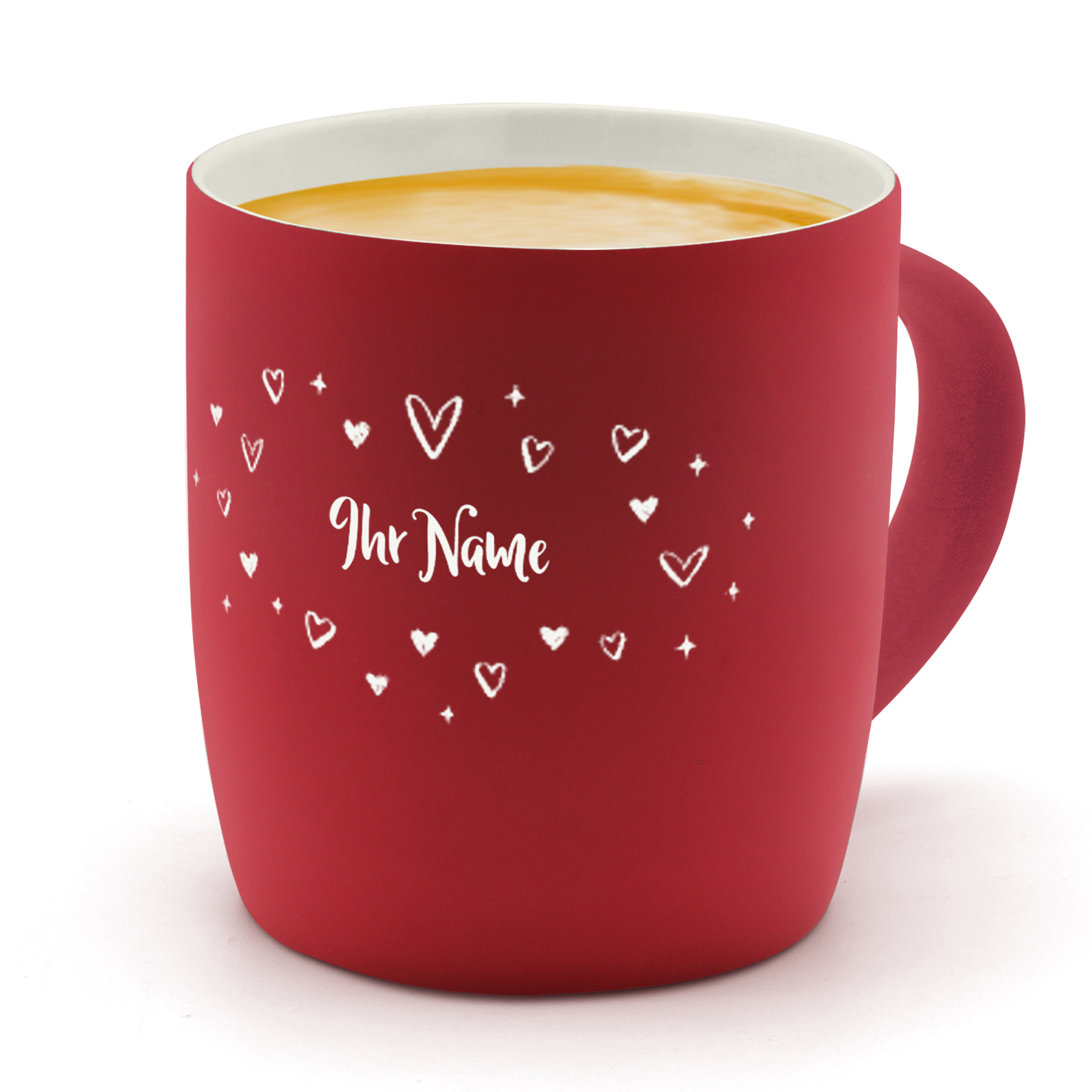 Kaffeebecher "Gravur" Herzchen