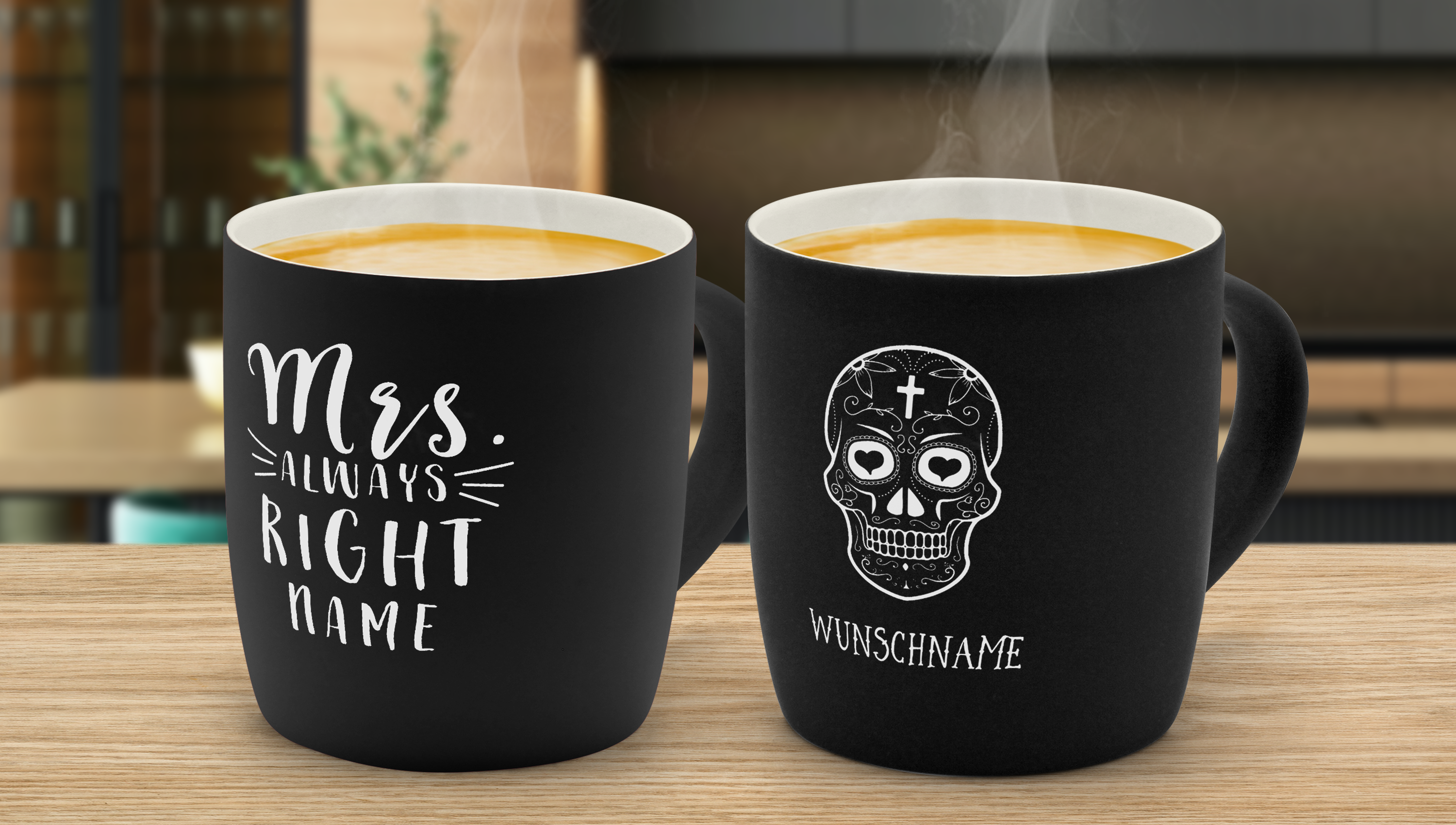 Tassen mit Gravur - Geschenkidee für jeden Anlass