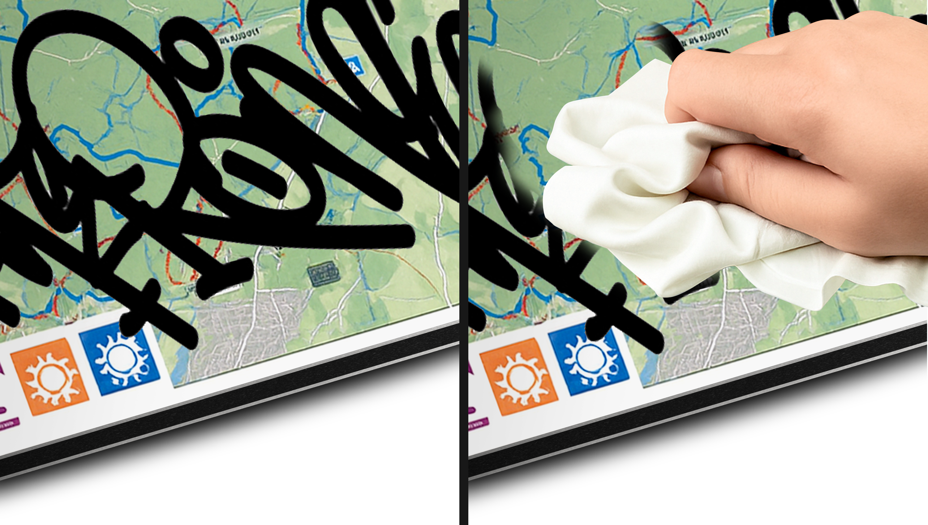 Anti-Graffiti-Schilder drucken lassen - Schluss mit Schmierereien!