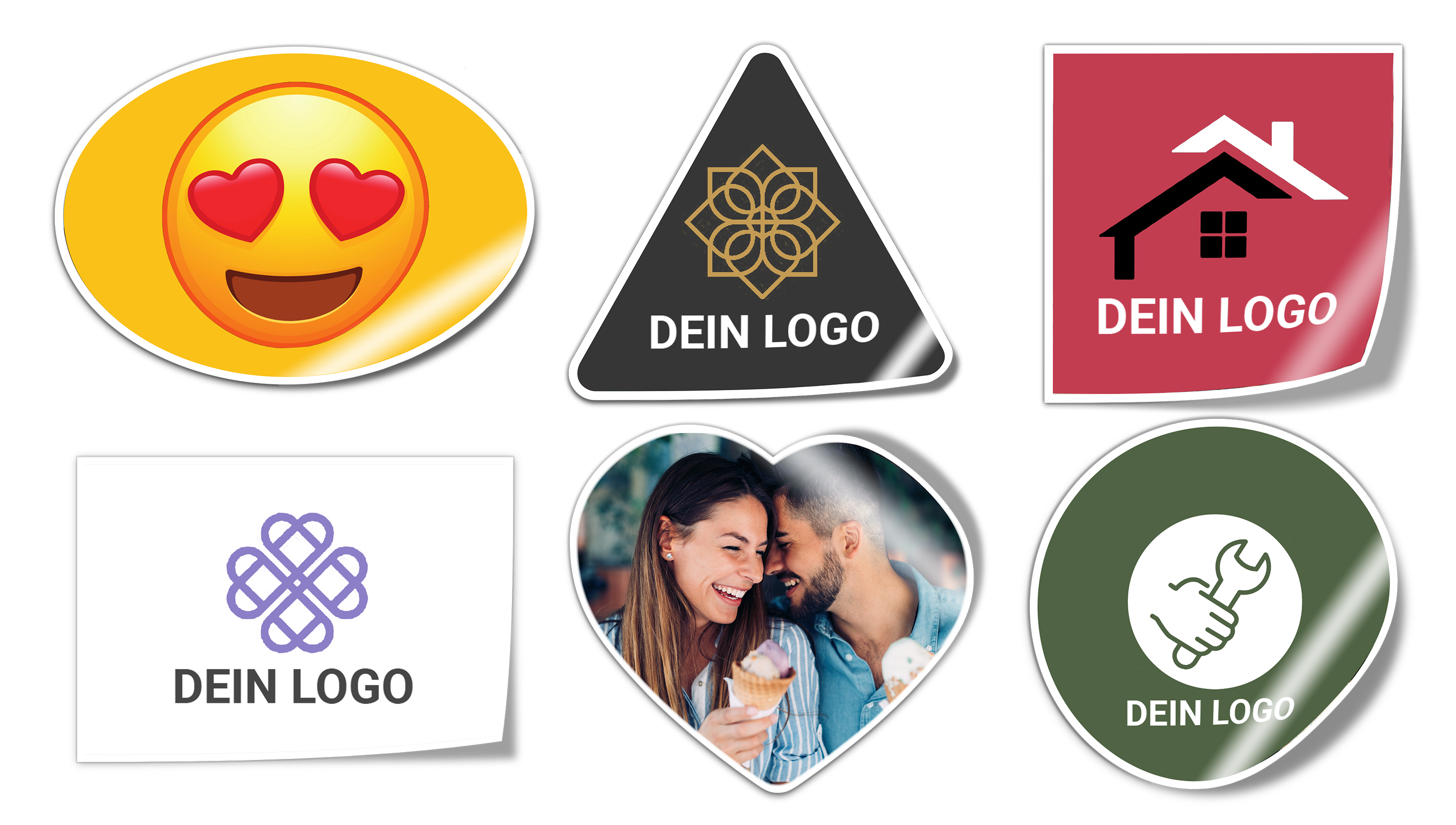 Sticker erstellen: Aufkleber drucken in Top-Qualität