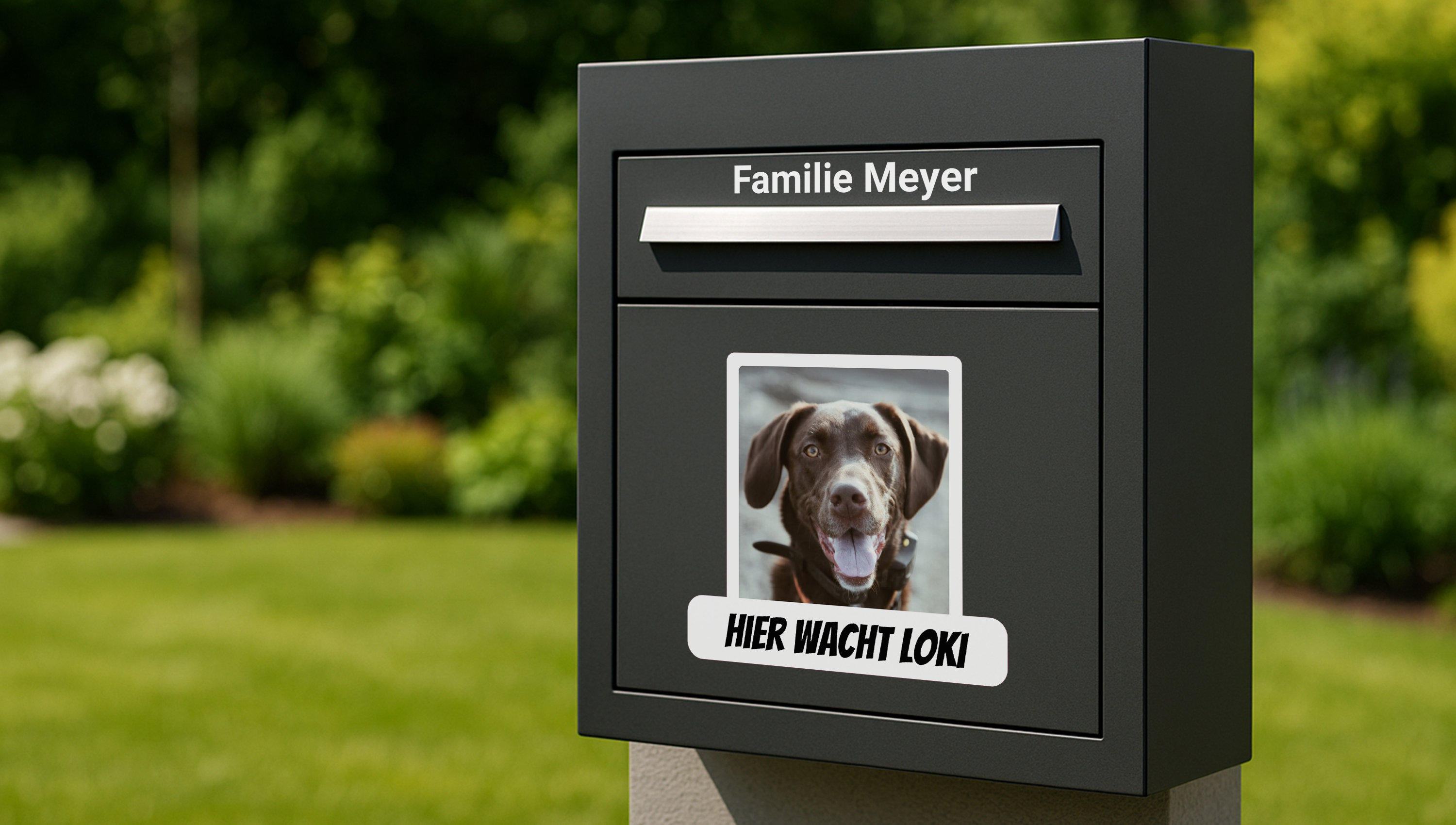 Hundeaufkleber selbst gestalten nach Wunsch