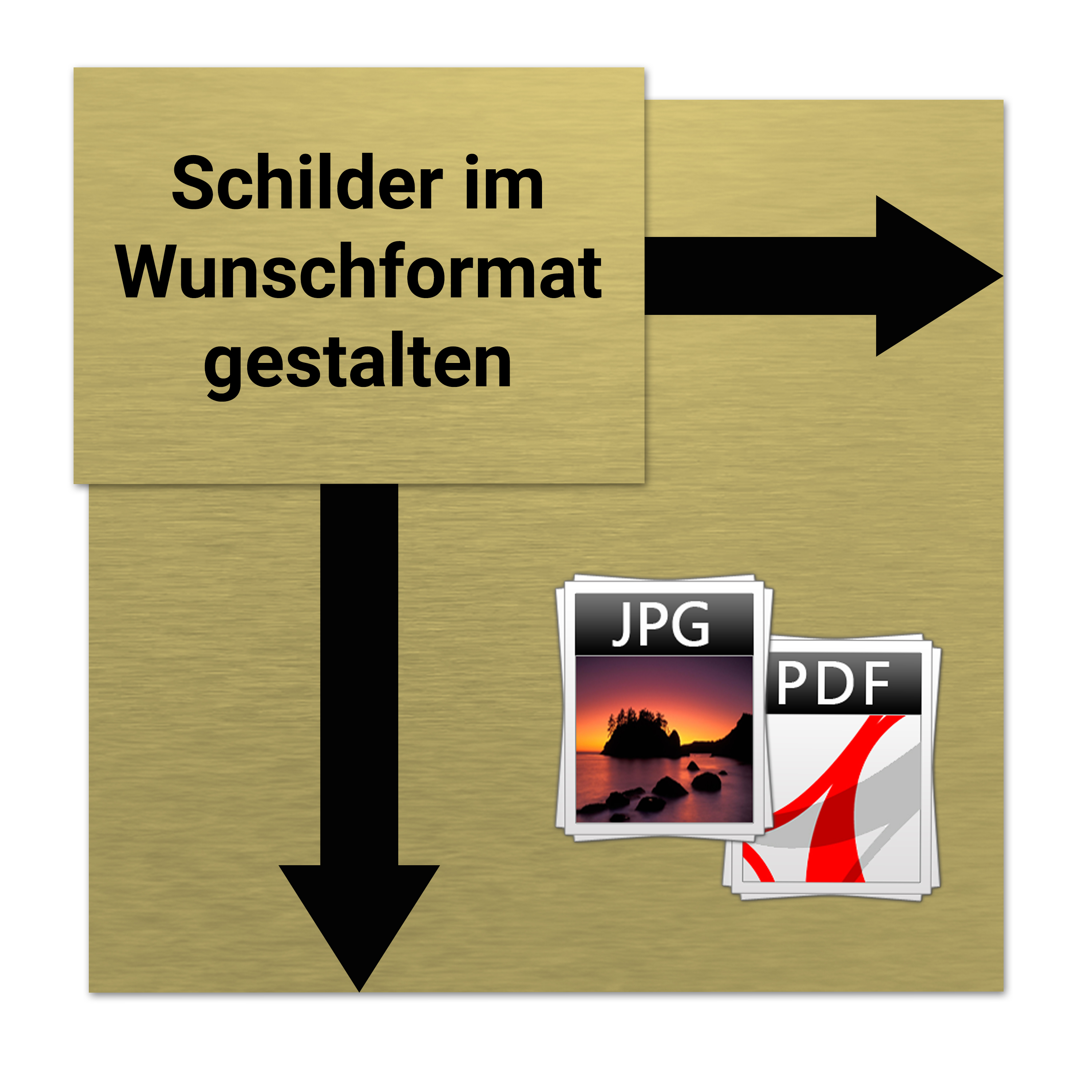 Schild Freestyle Gold