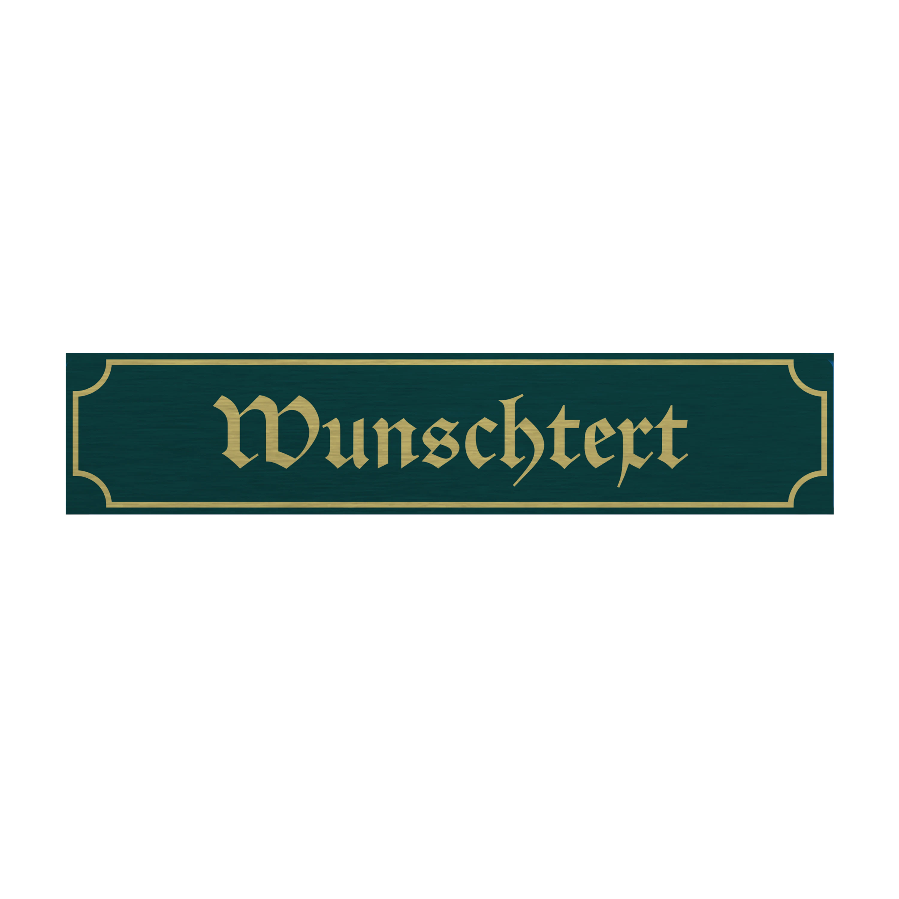 Straßenschilder Gold