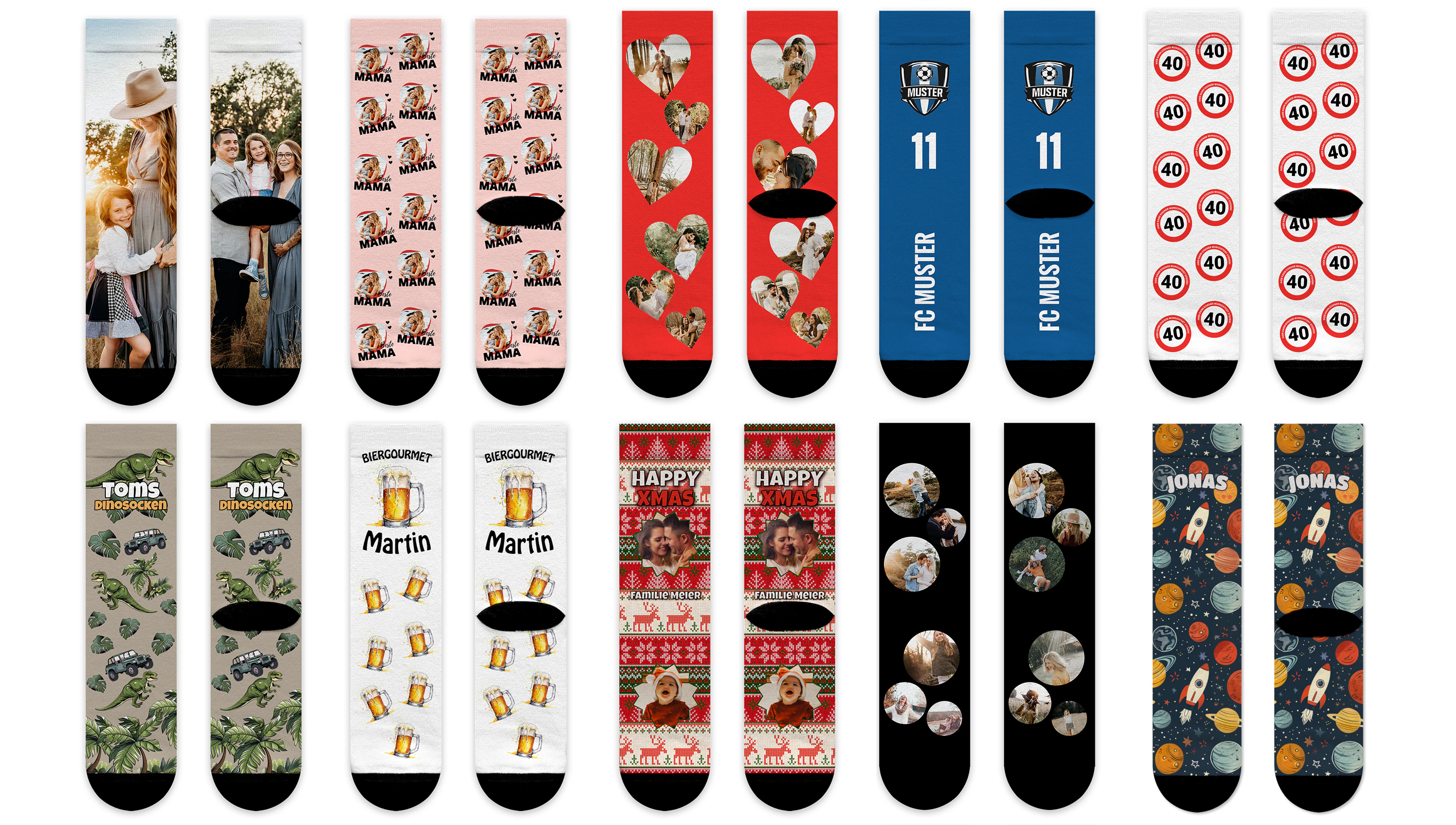 Socken mit Foto bedrucken - Persönlich und originell