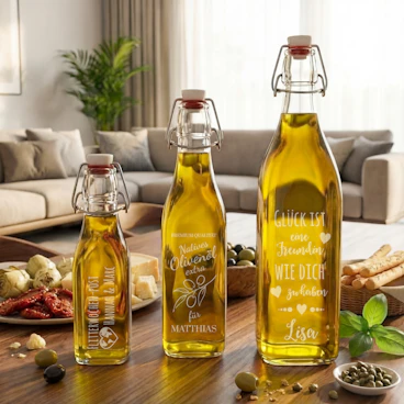 Glasflasche mit Bügelverschluss