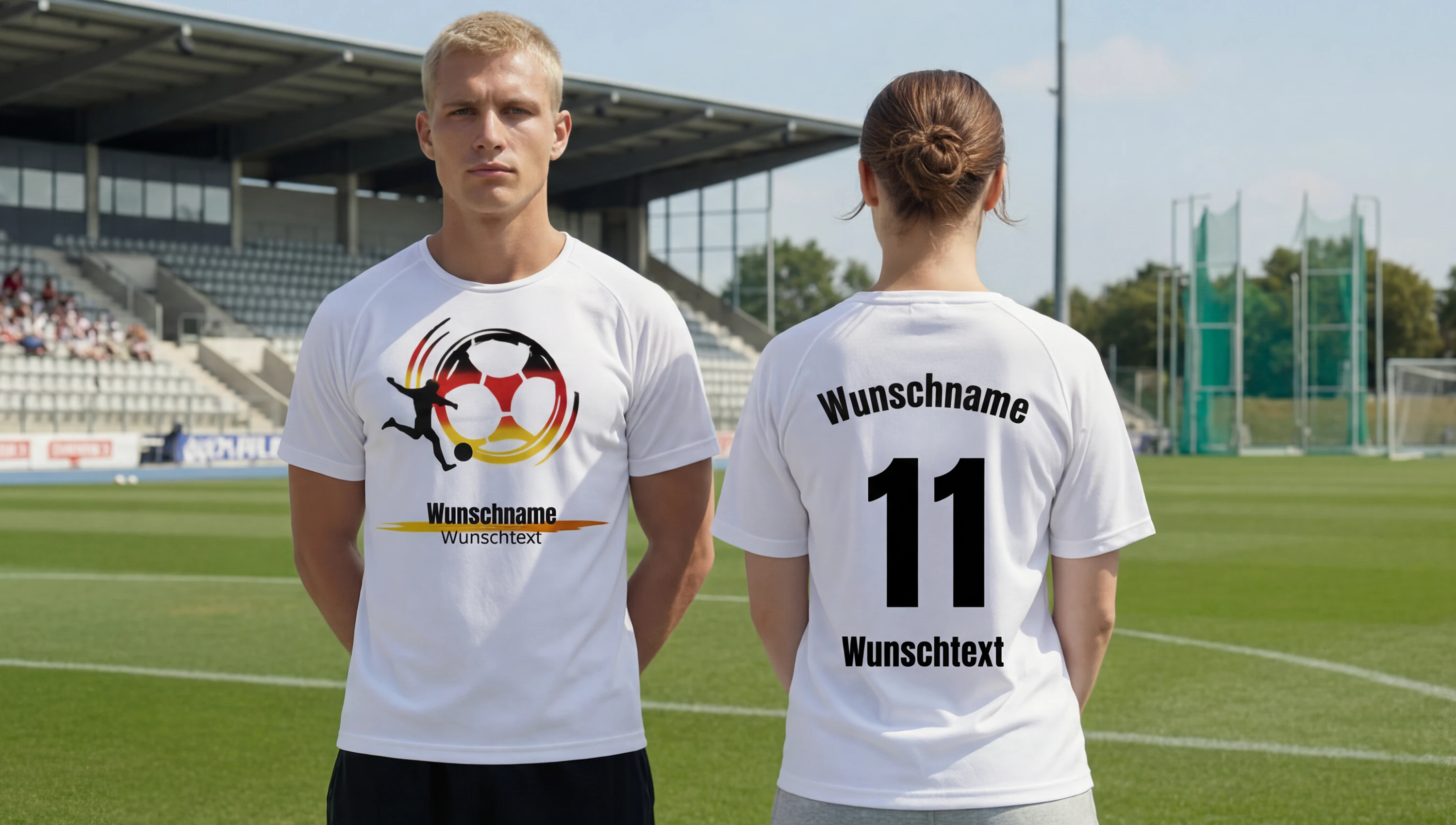 Deutschland T-Shirt selbst gestalten - individueller Fan-Artikel zur Fußball-WM 2026