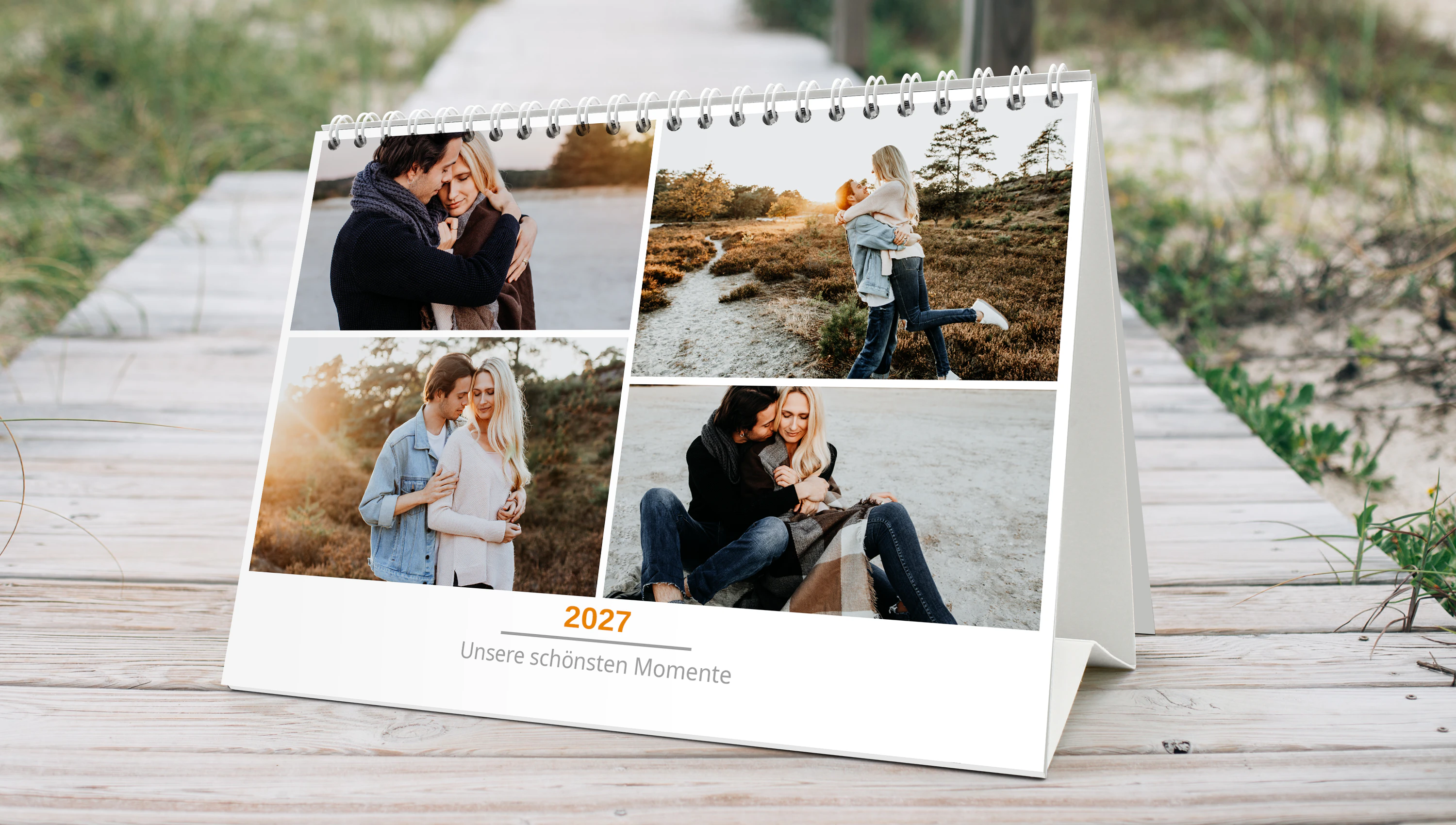 Tischkalender 2027 online selbst gestalten und bedrucken lassen