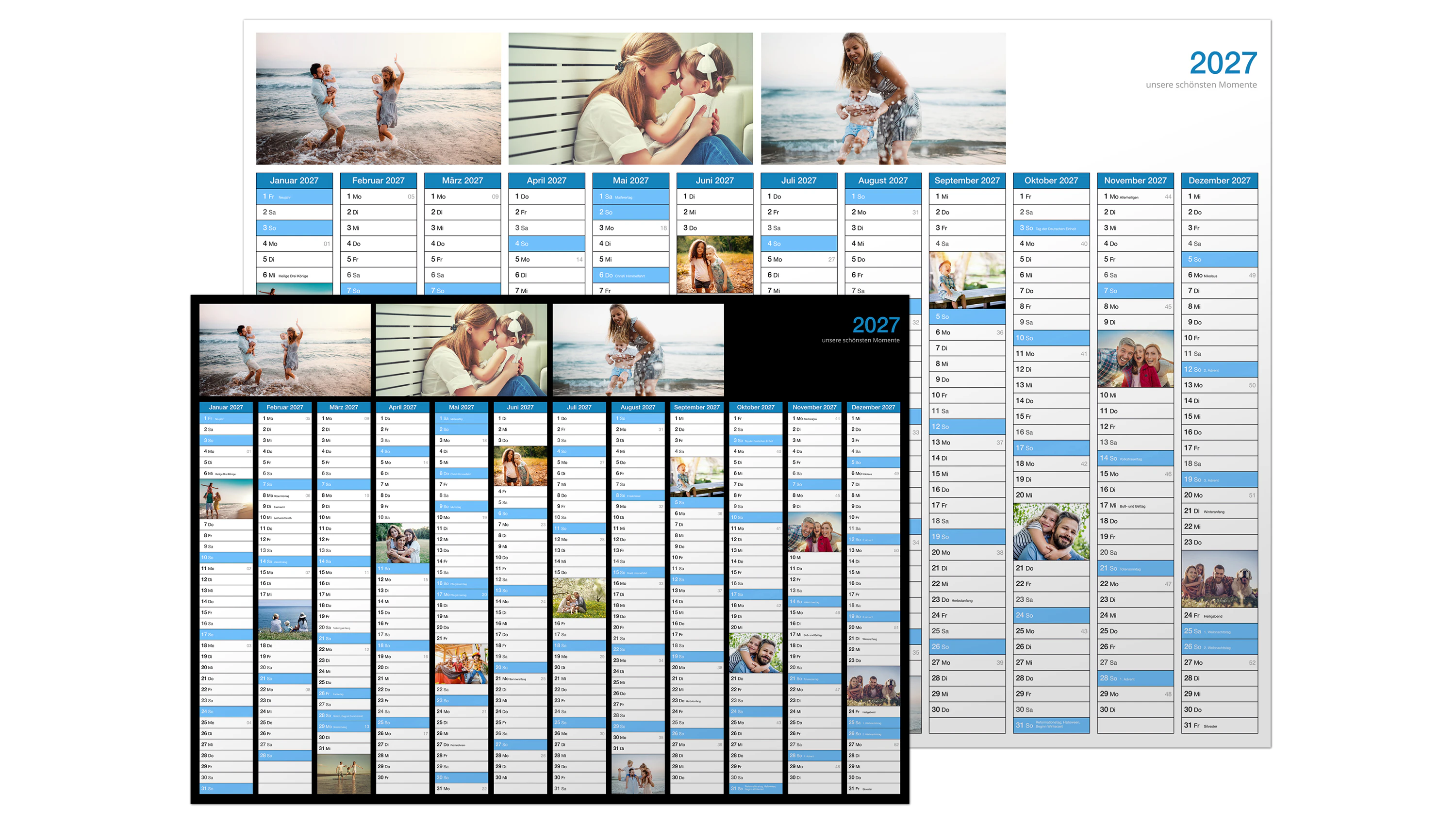 Wandplaner drucken lassen - Jahresplaner im A0-, A1- oder A2-Format