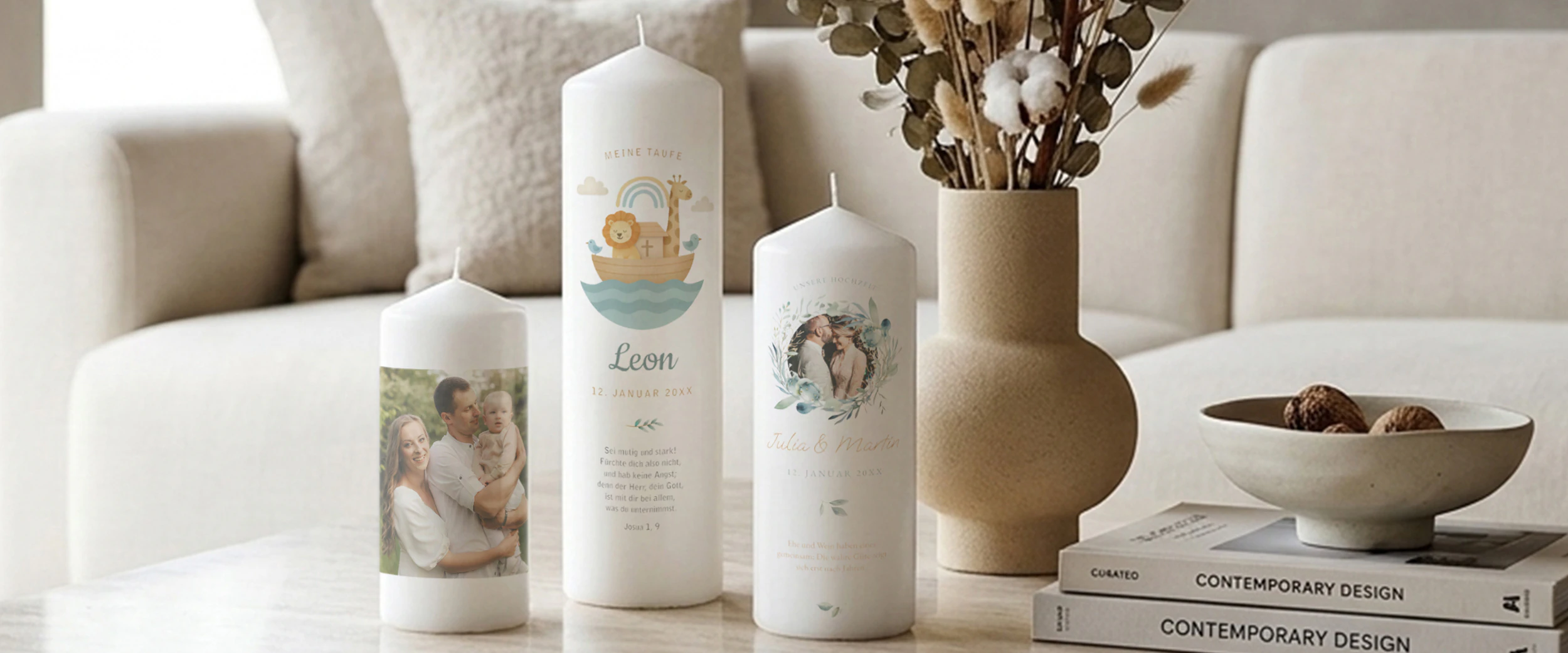 Mit Namen oder eigenem Foto