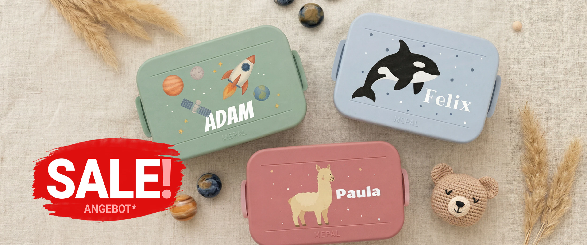 Mit Wunschnamen oder eigenem Foto