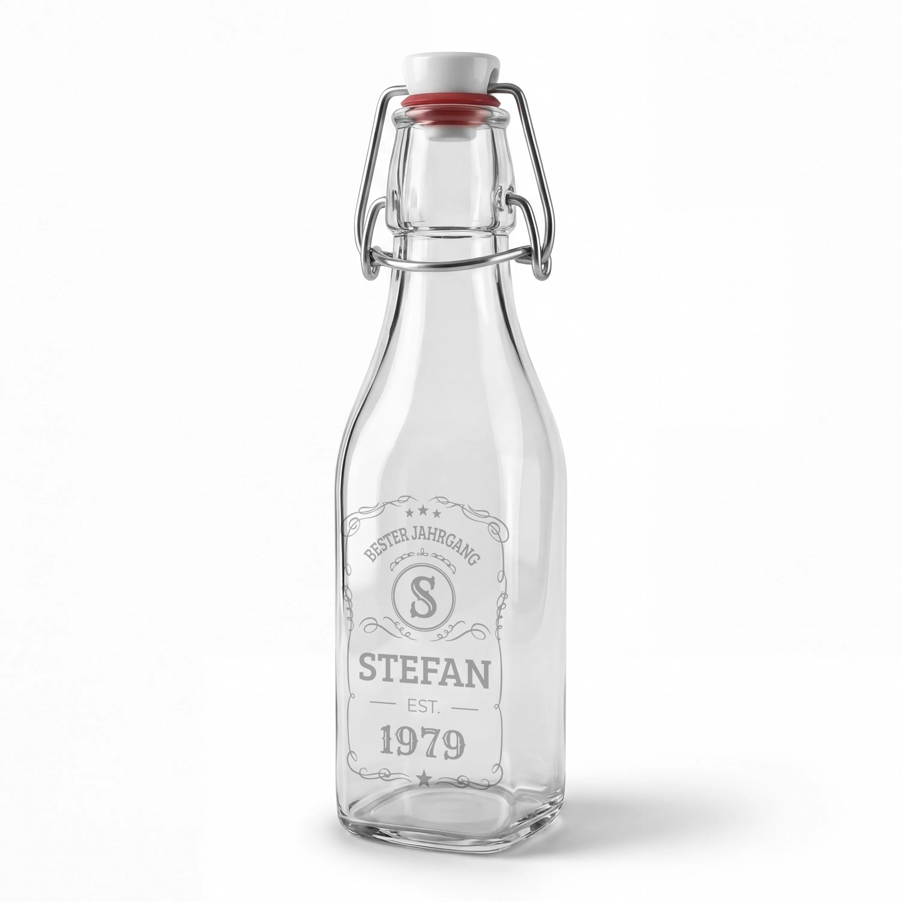 Glasflasche mit Bügelverschluss