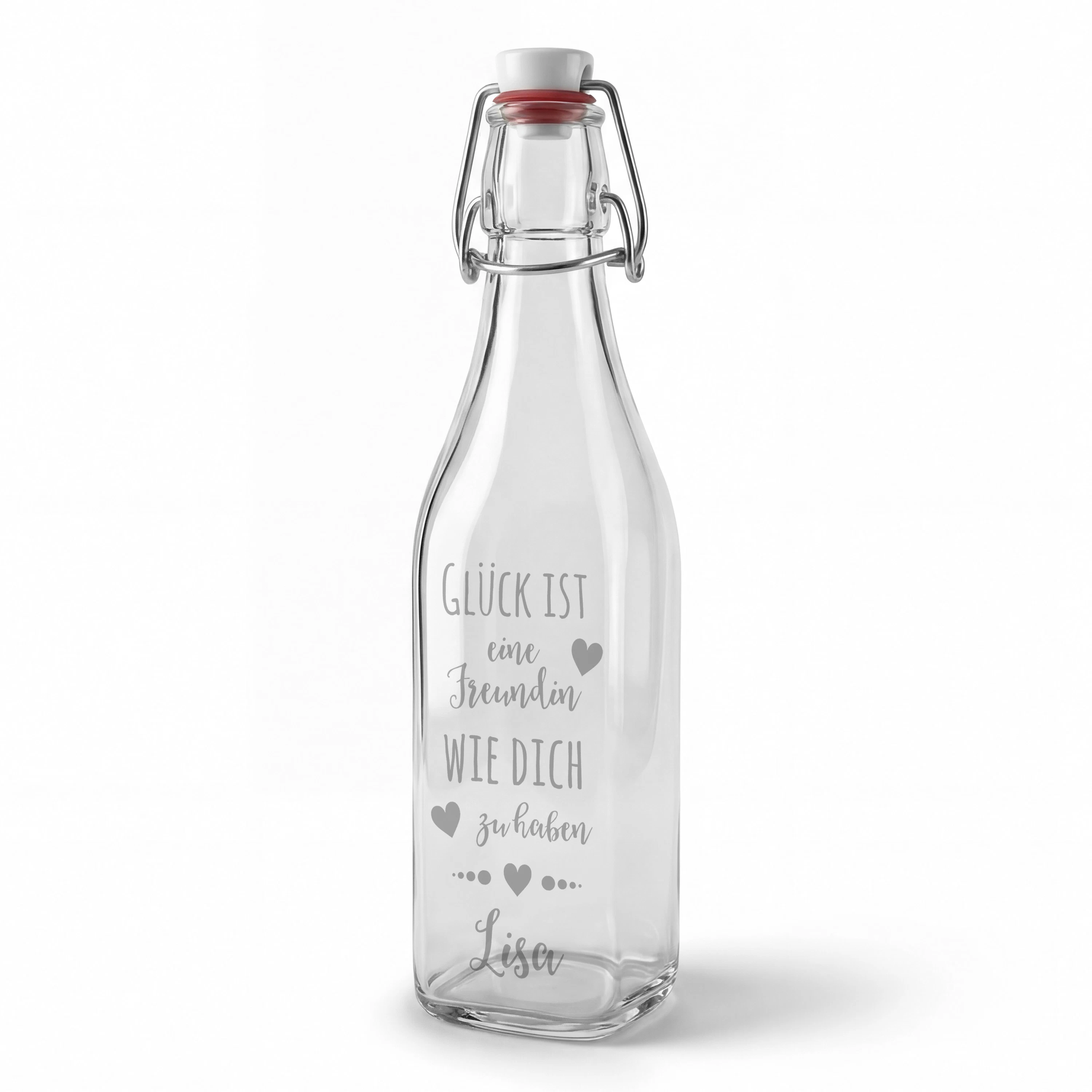 Glasflasche mit Bügelverschluss