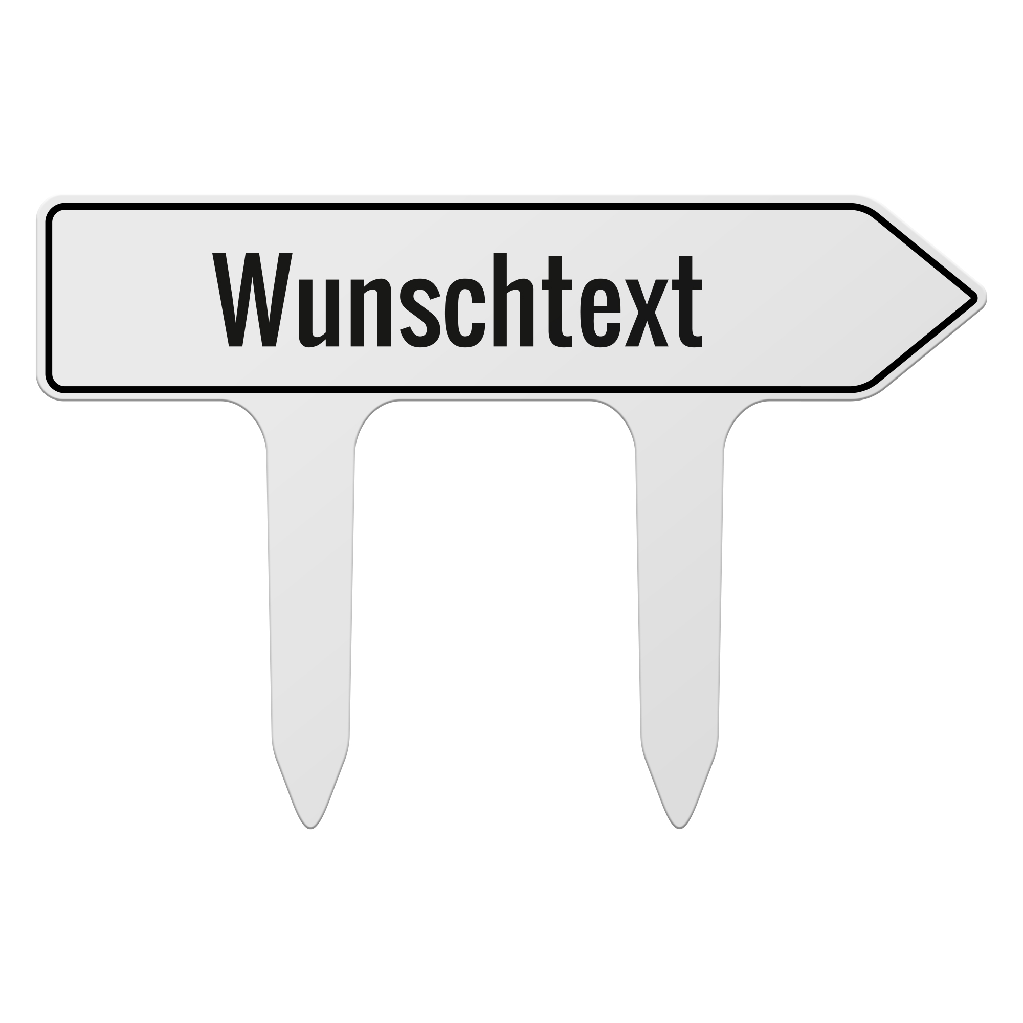 Pfeil-Steckschild