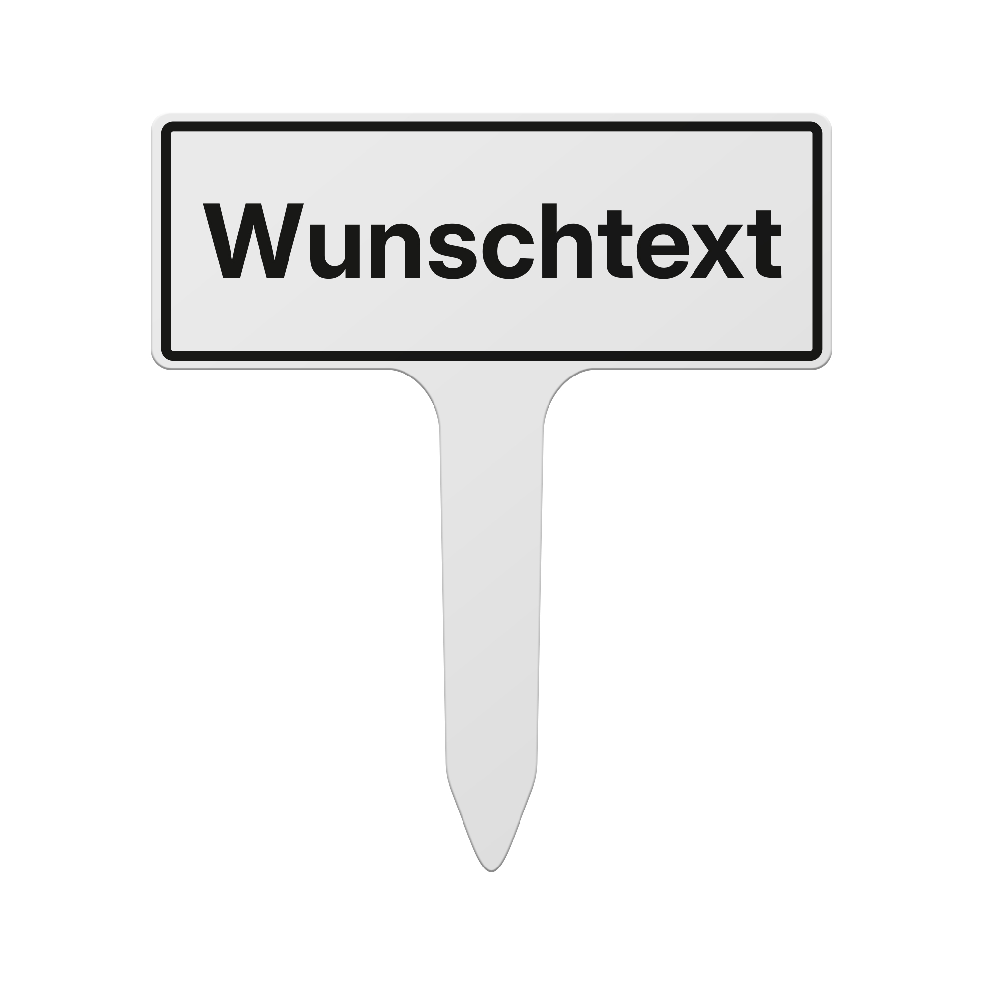 Steckschild klein