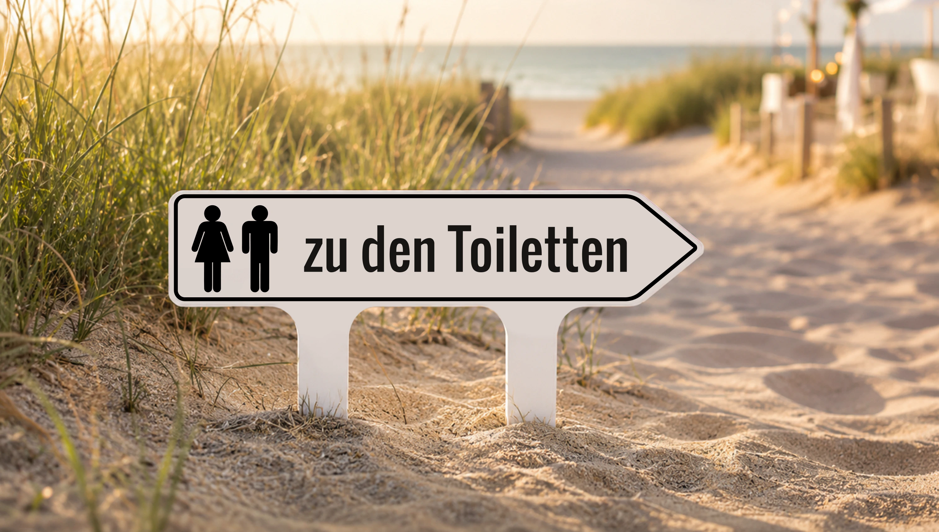 Steckschilder mit eigener Beschriftung und Logo
