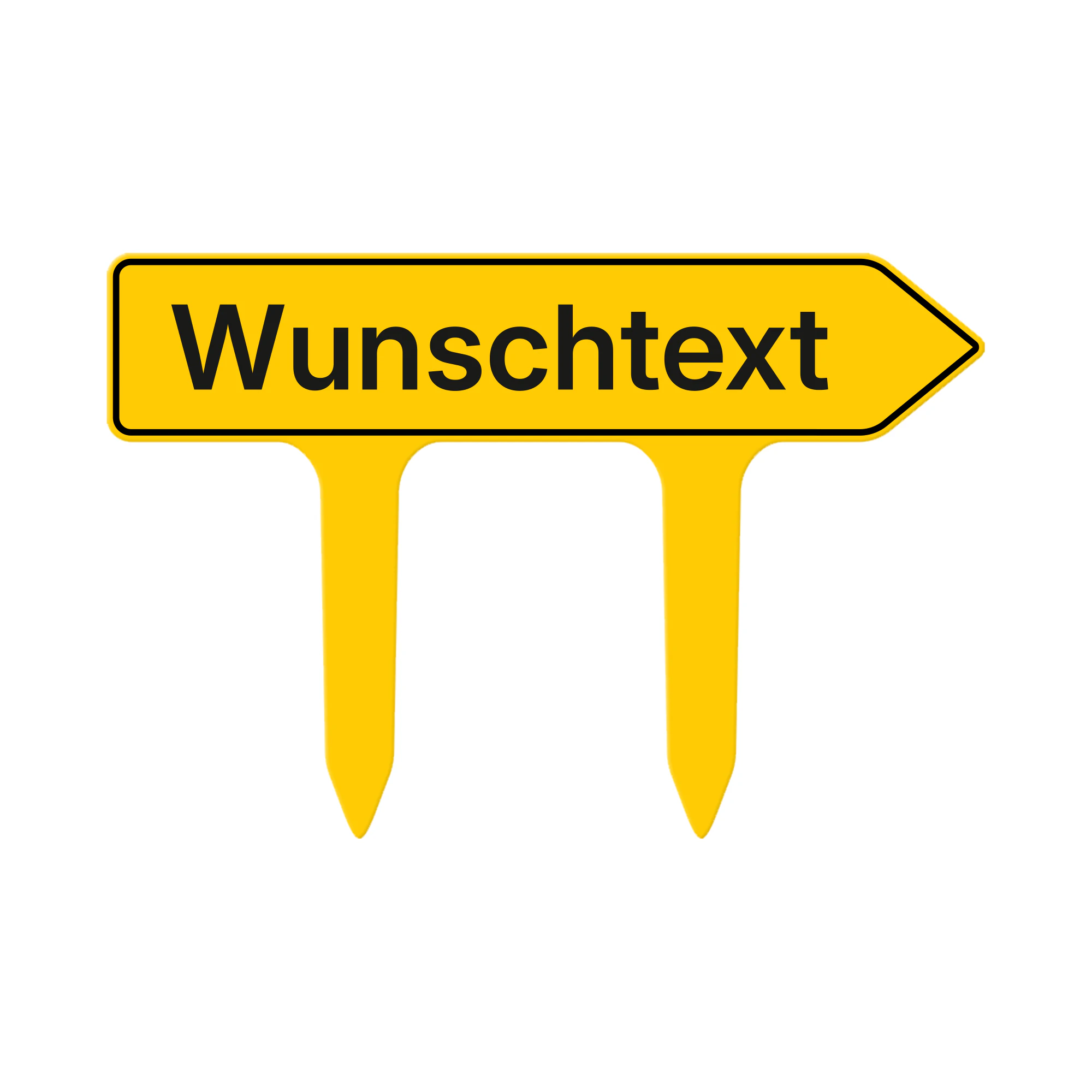 Pfeil-Steckschild