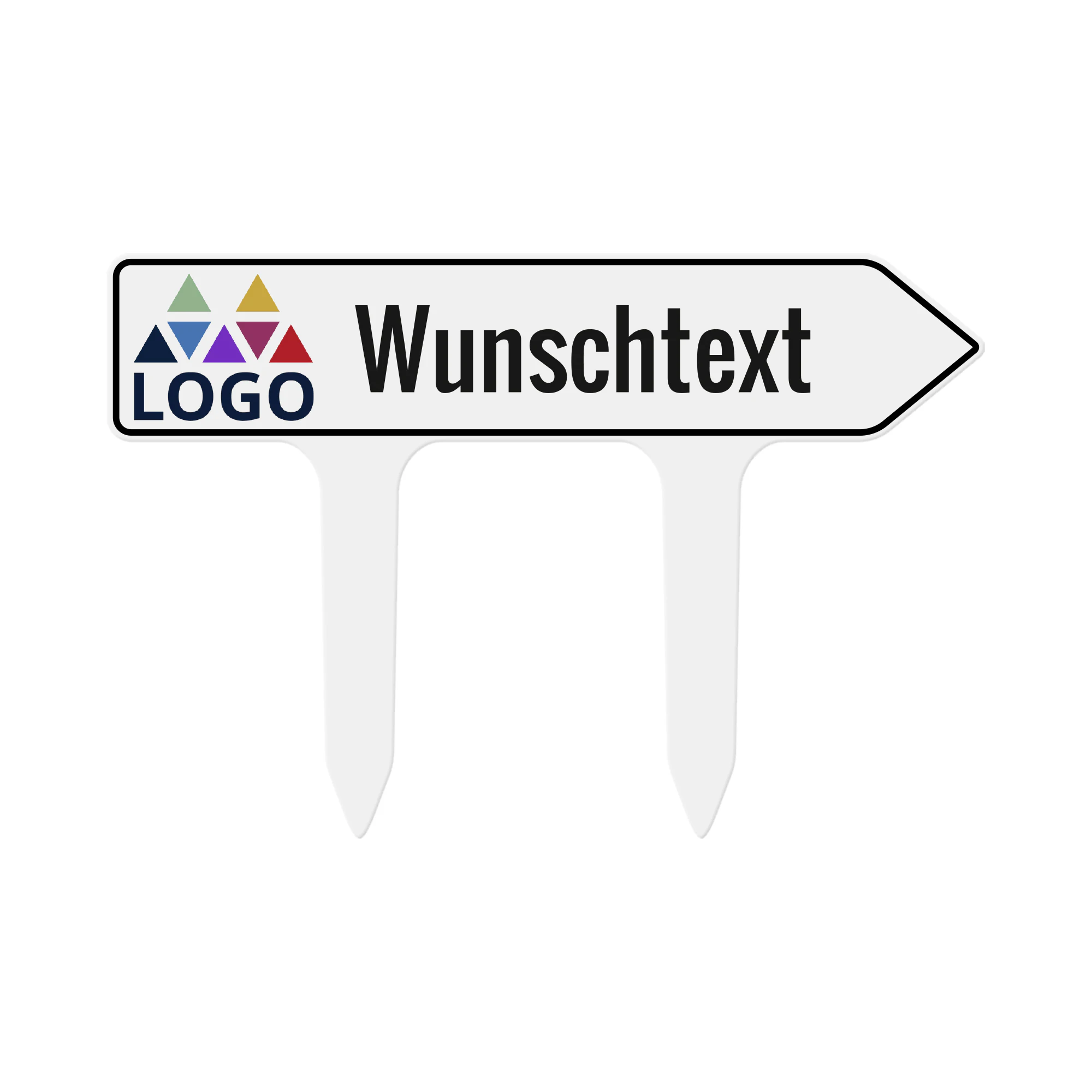 Pfeil-Steckschild