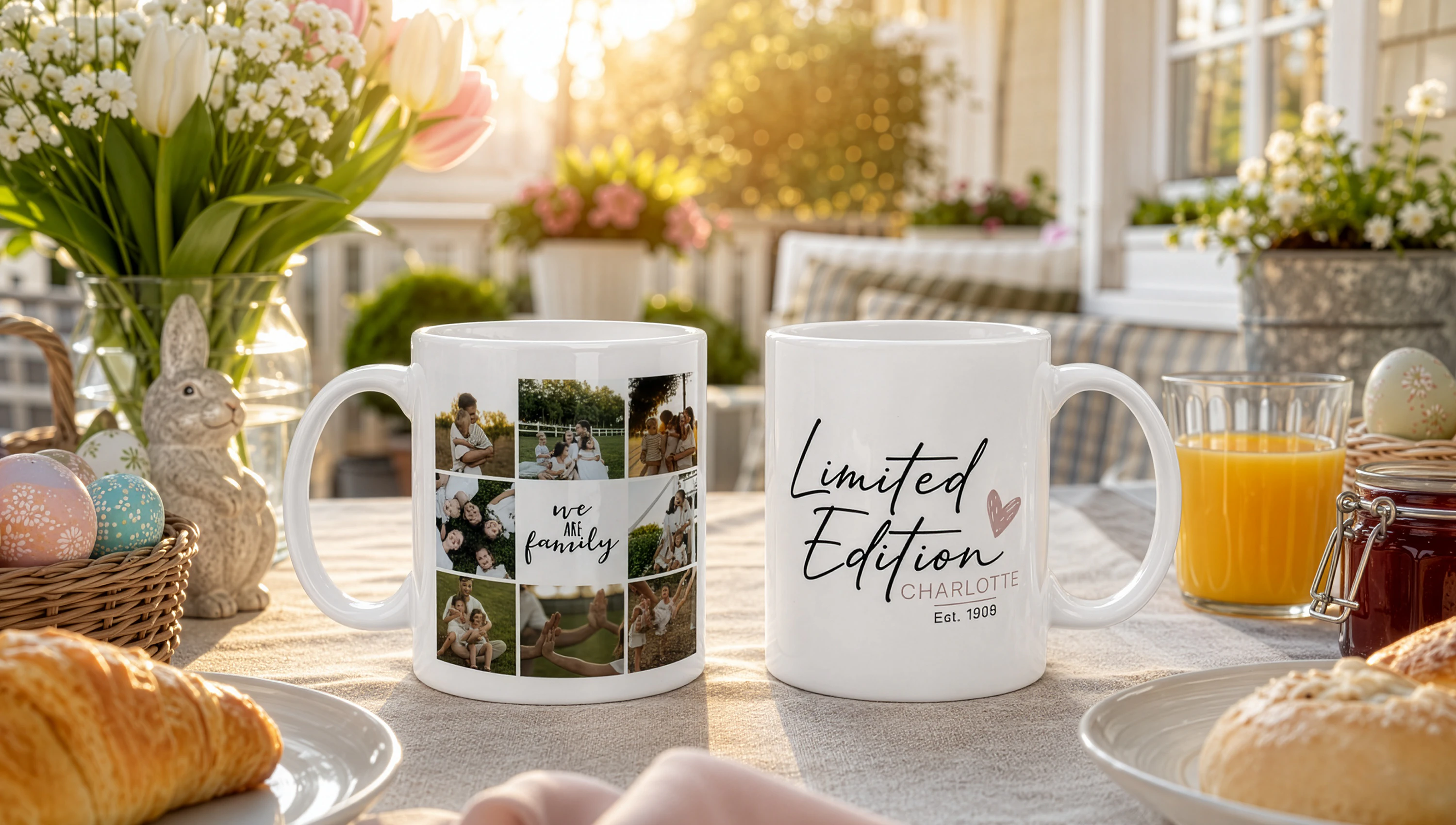 Personalisierte Ostergeschenke mit Foto und Text gestalten