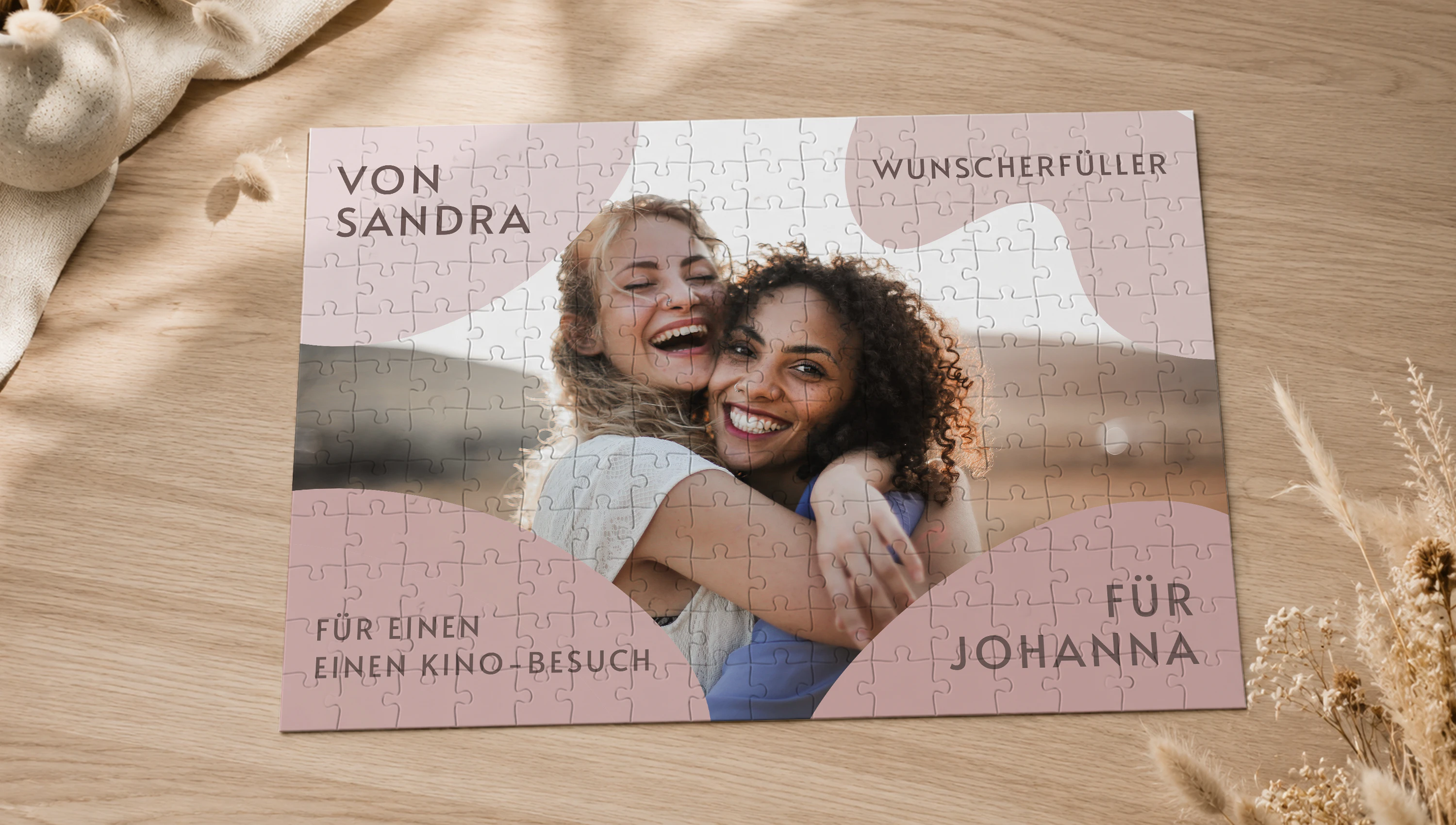 Fotopuzzle als Gutschein selber machen