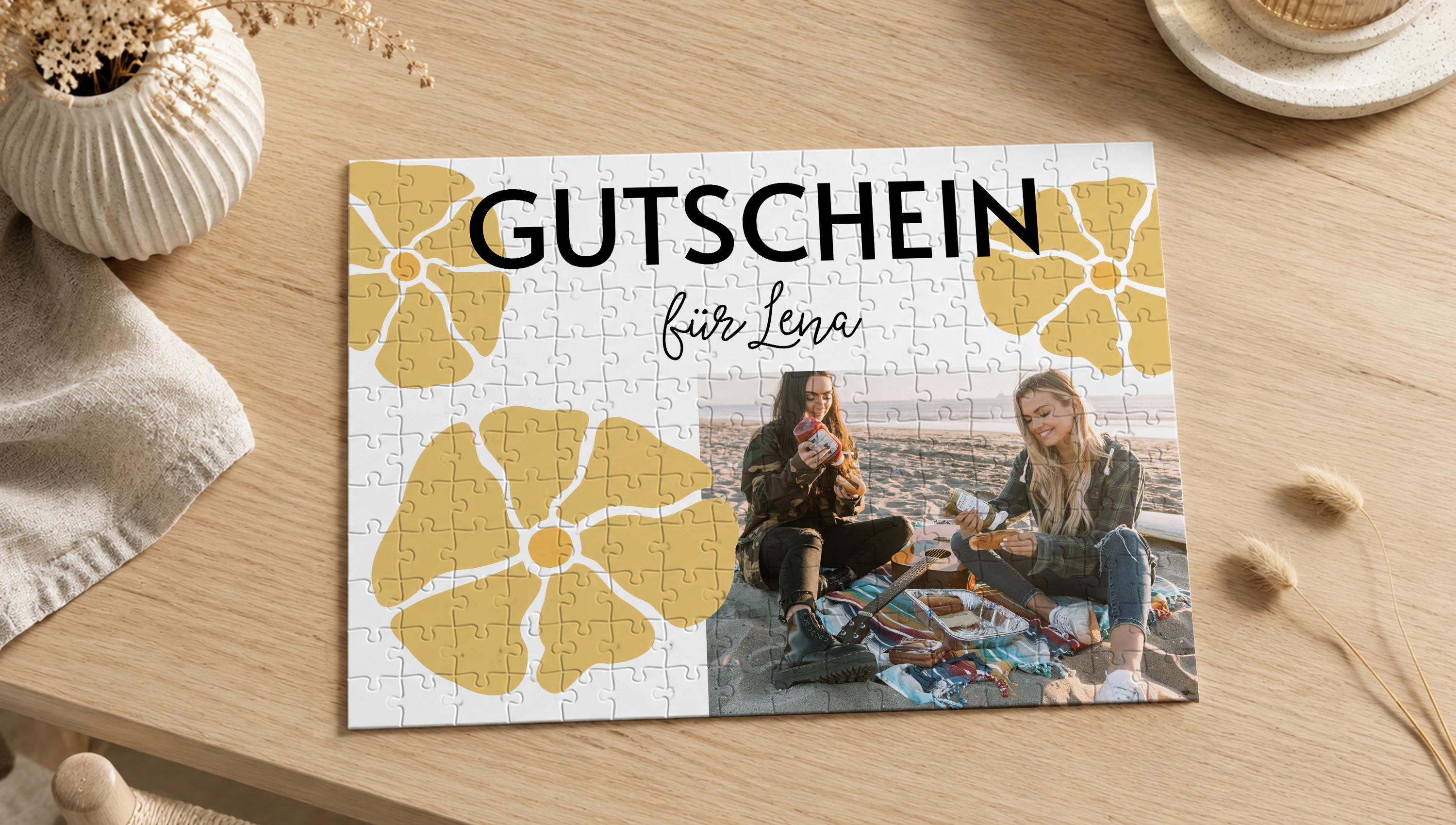 Kreativtipps für dein Gutscheinpuzzle mit eigenem Motiv