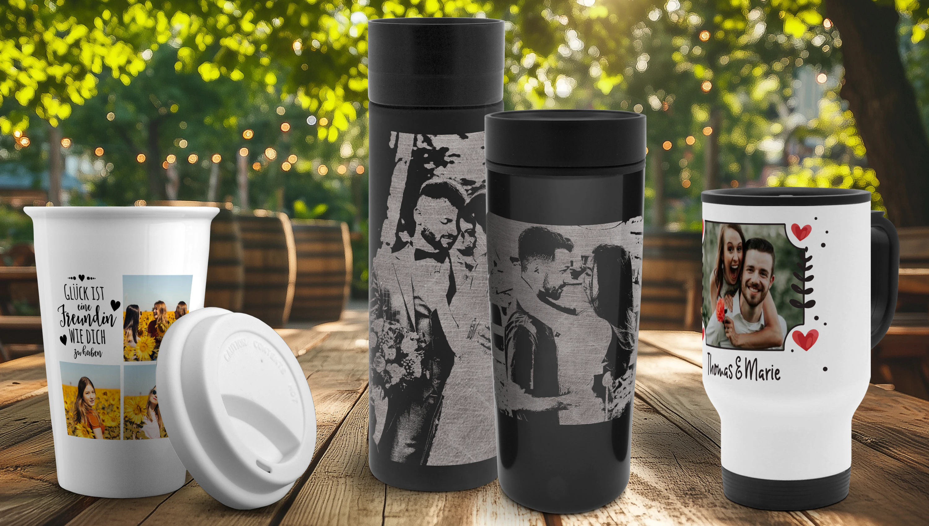 Thermobecher personalisiert bedrucken oder mit Gravur | PrintPlanet