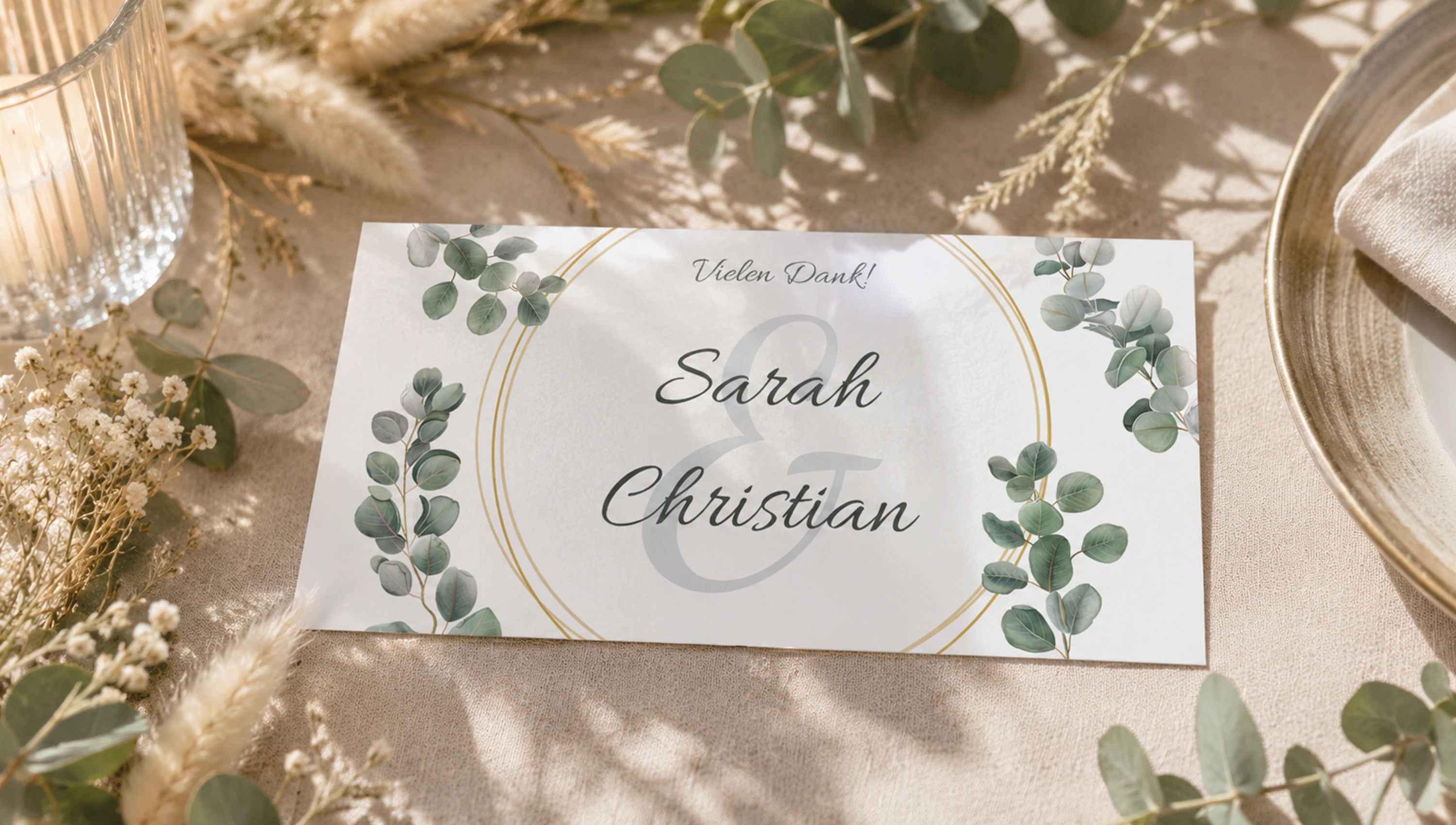 Liebevolle Hochzeitskarten online bestellen und gestalten