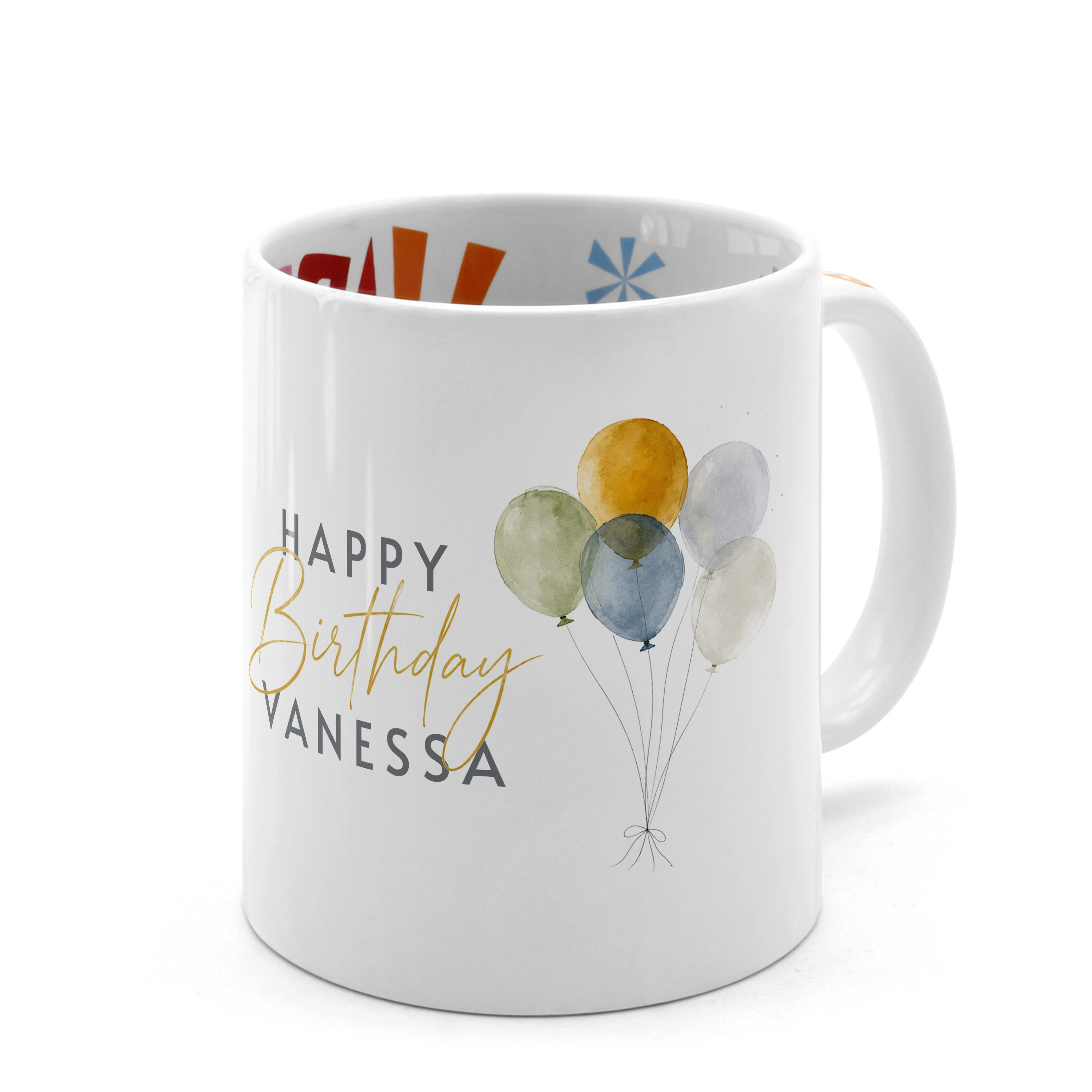 Geburtstags Tasse Watercolor